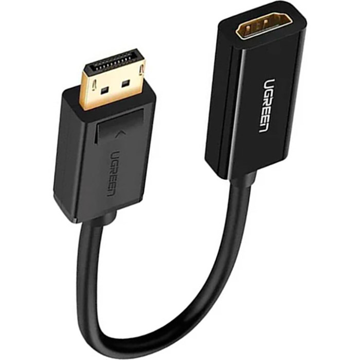 Адаптер UGREEN MM137 4K@30Hz DisplayPort - HDMI Black (40363)