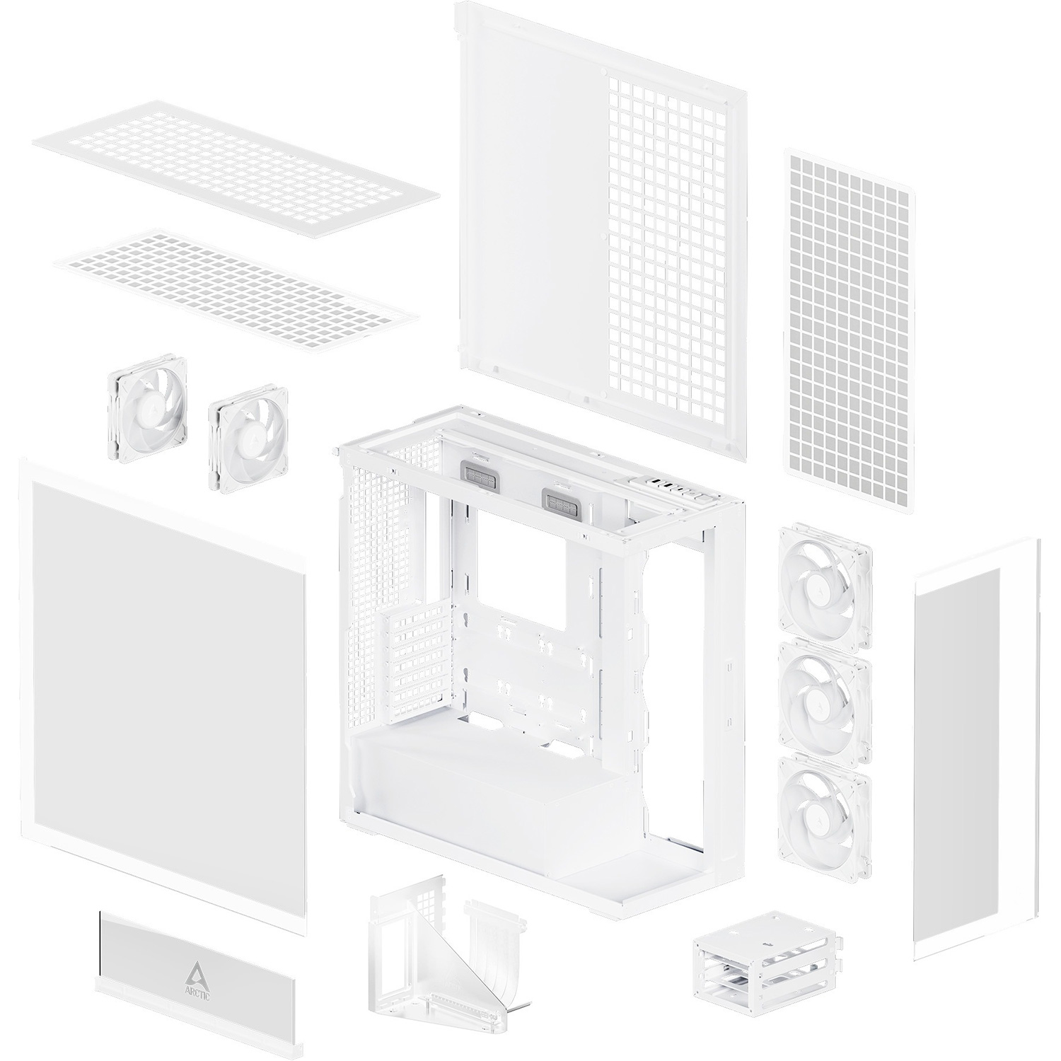 Корпус ARCTIC Xtender VG White