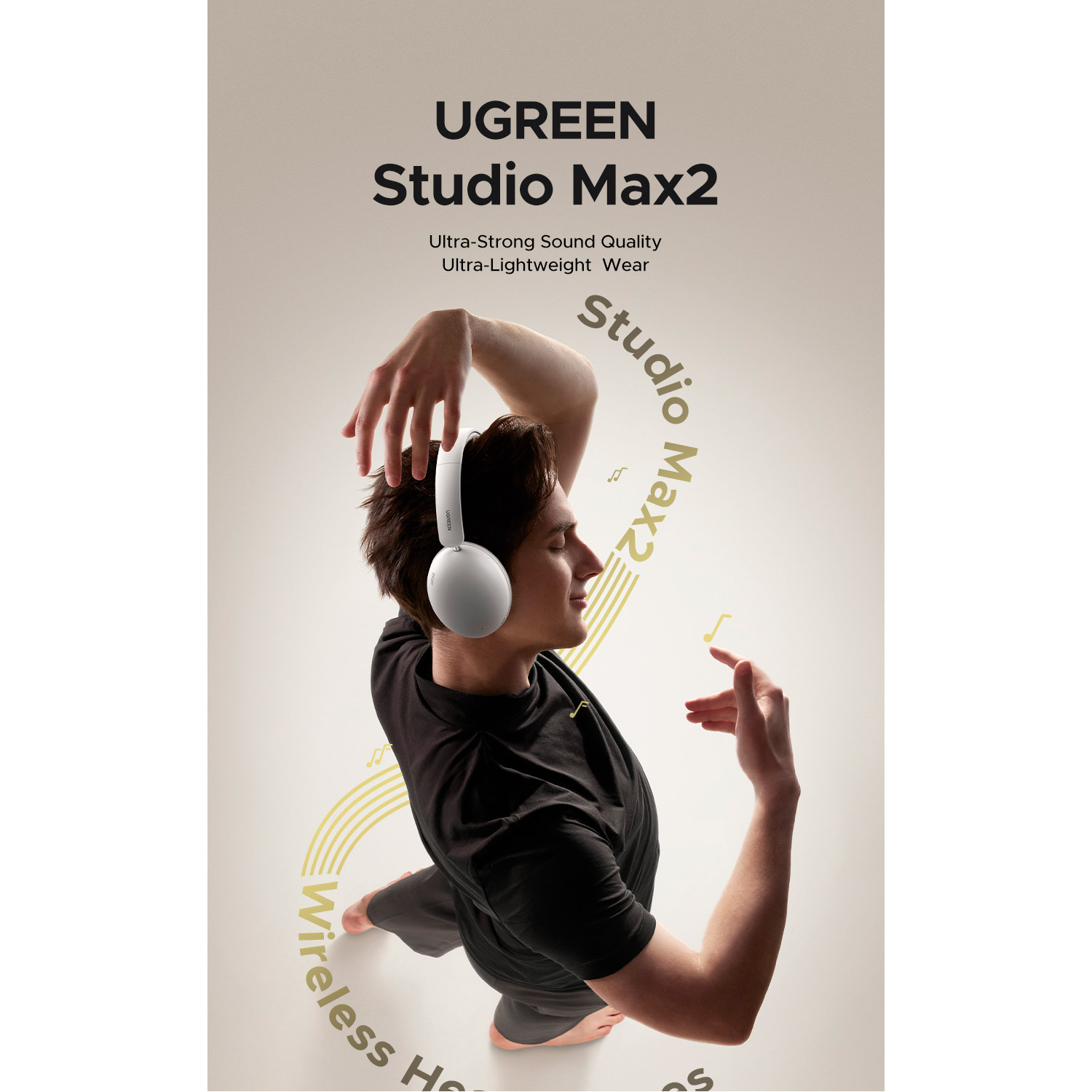 Навушники UGREEN HP205 Studio Max2 Black (45018)