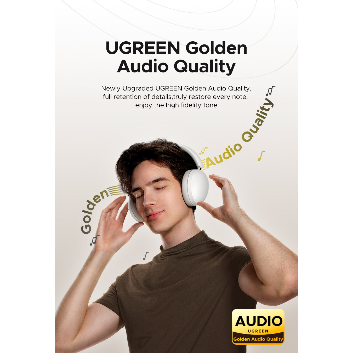 Навушники UGREEN HP205 Studio Max2 Black (45018)