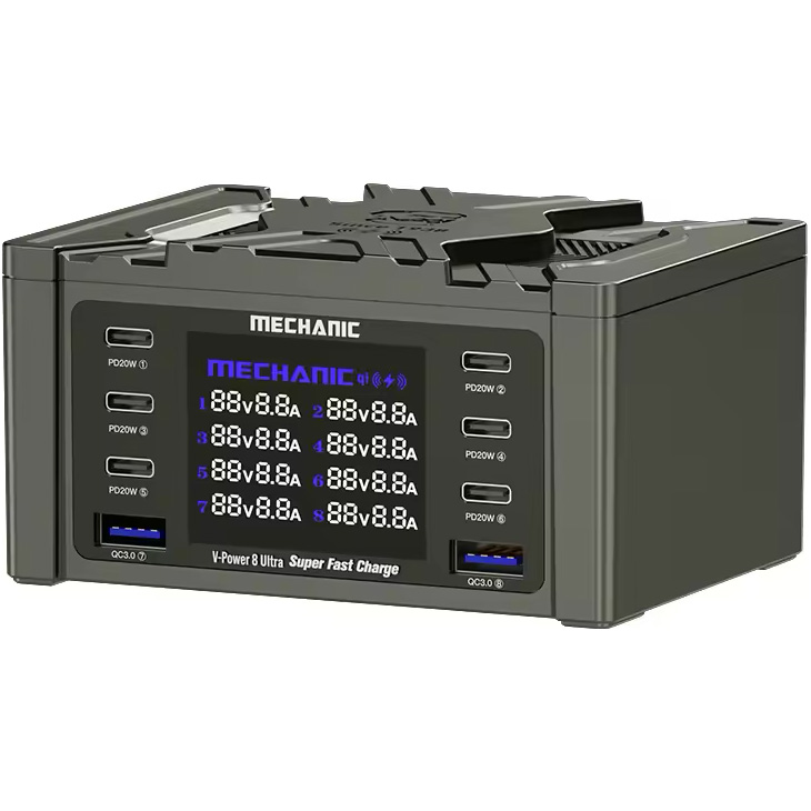 Зарядная станция MECHANIC V-Power 8 Ultra 160W Gray