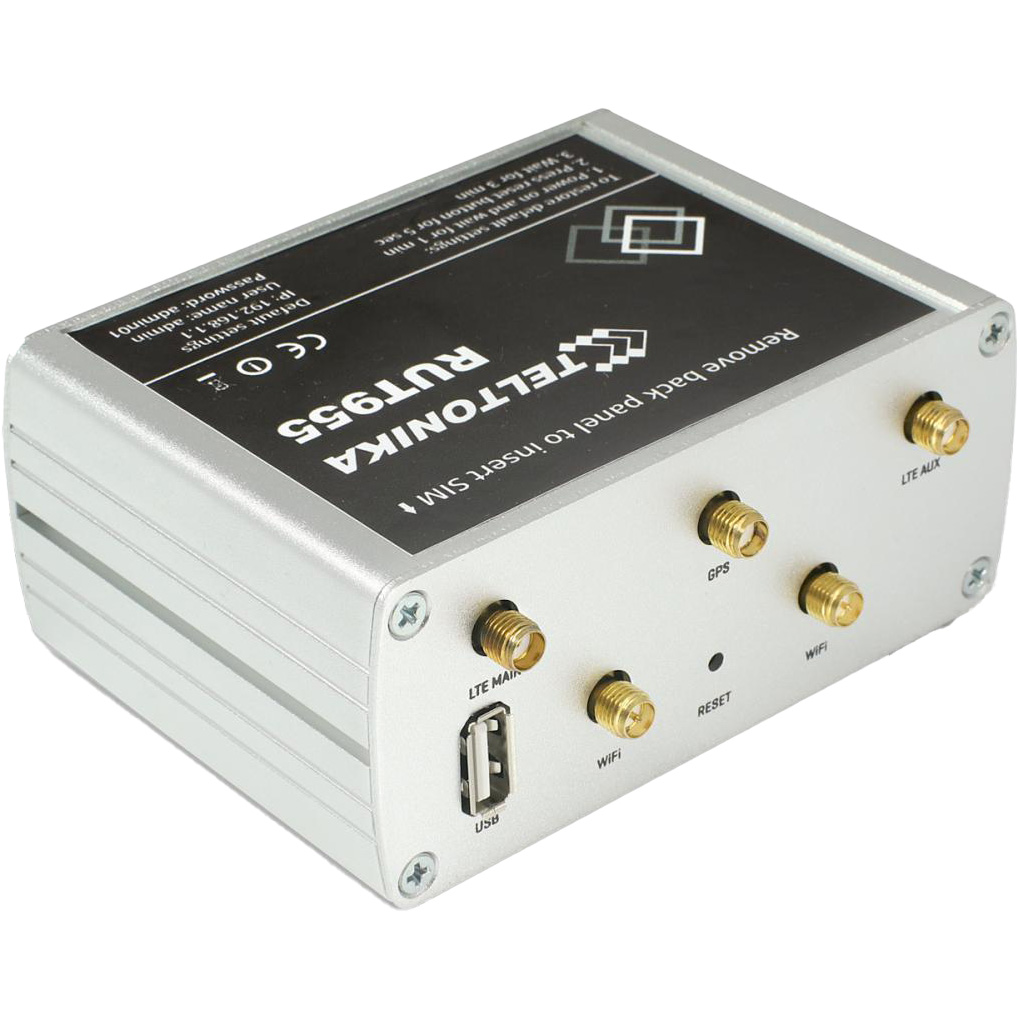 Маршрутизатор TELTONIKA RUT955 4G LTE Silver (RUT955T7)