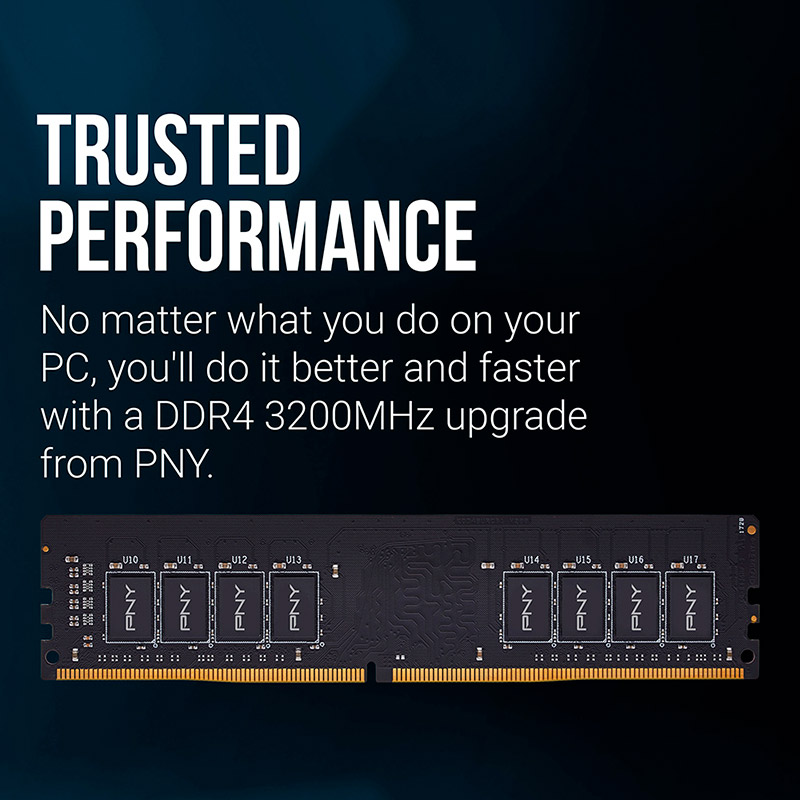Модуль пам'яті PNY Value DDR4 3200MHz 8GB (MD8GSD43200-SI)