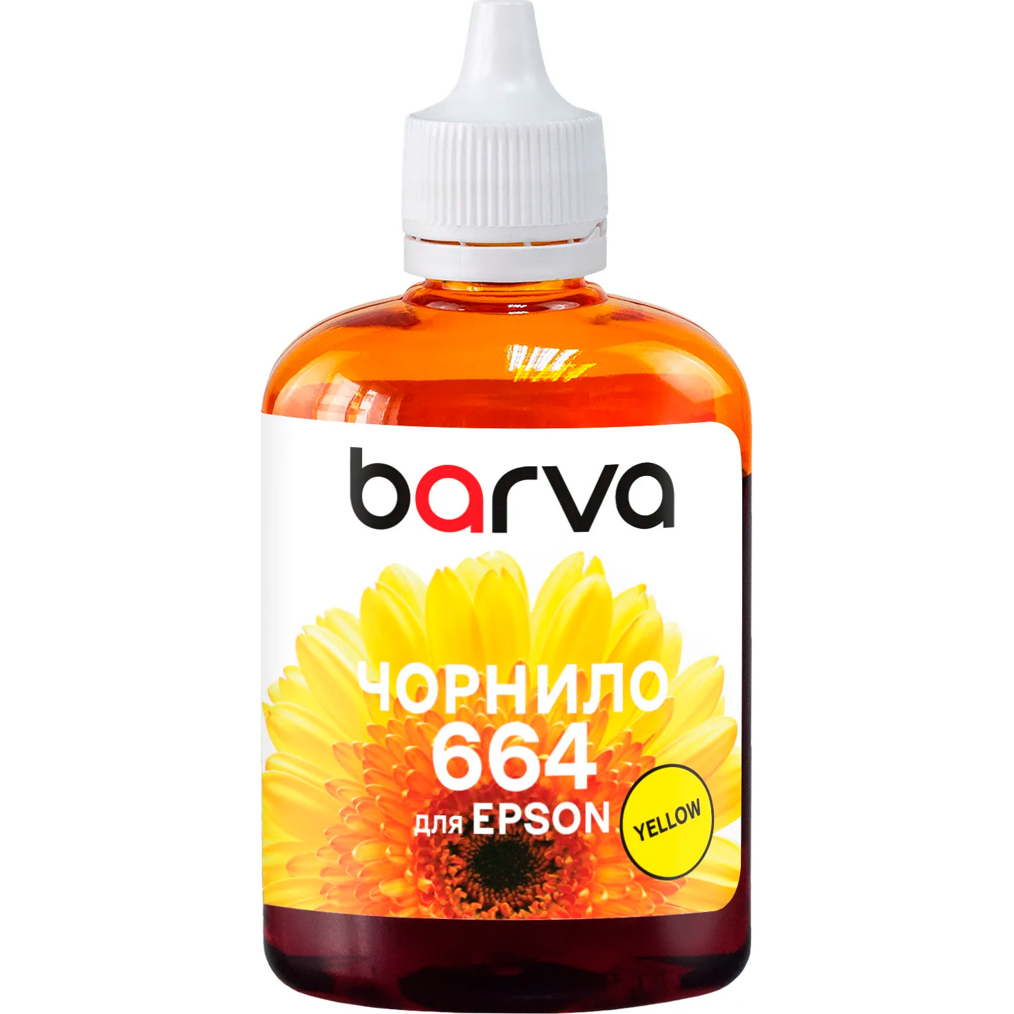 Чернила BARVA 664 для Epson 90ml, Yellow (L100-404)