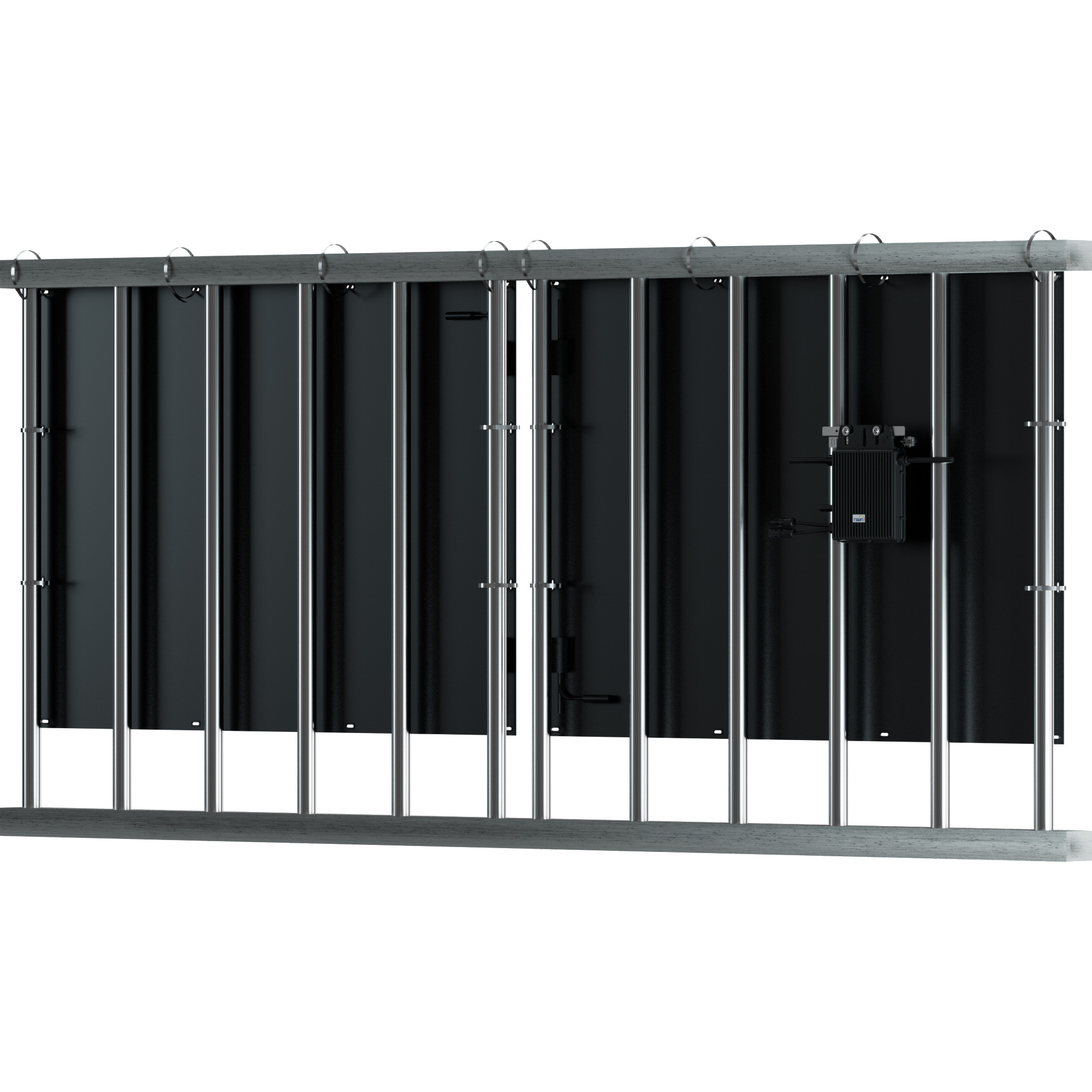 Комплект сонячних панелей ENERGENIE 400W Vertical DIY Solar Kit "Balcony"