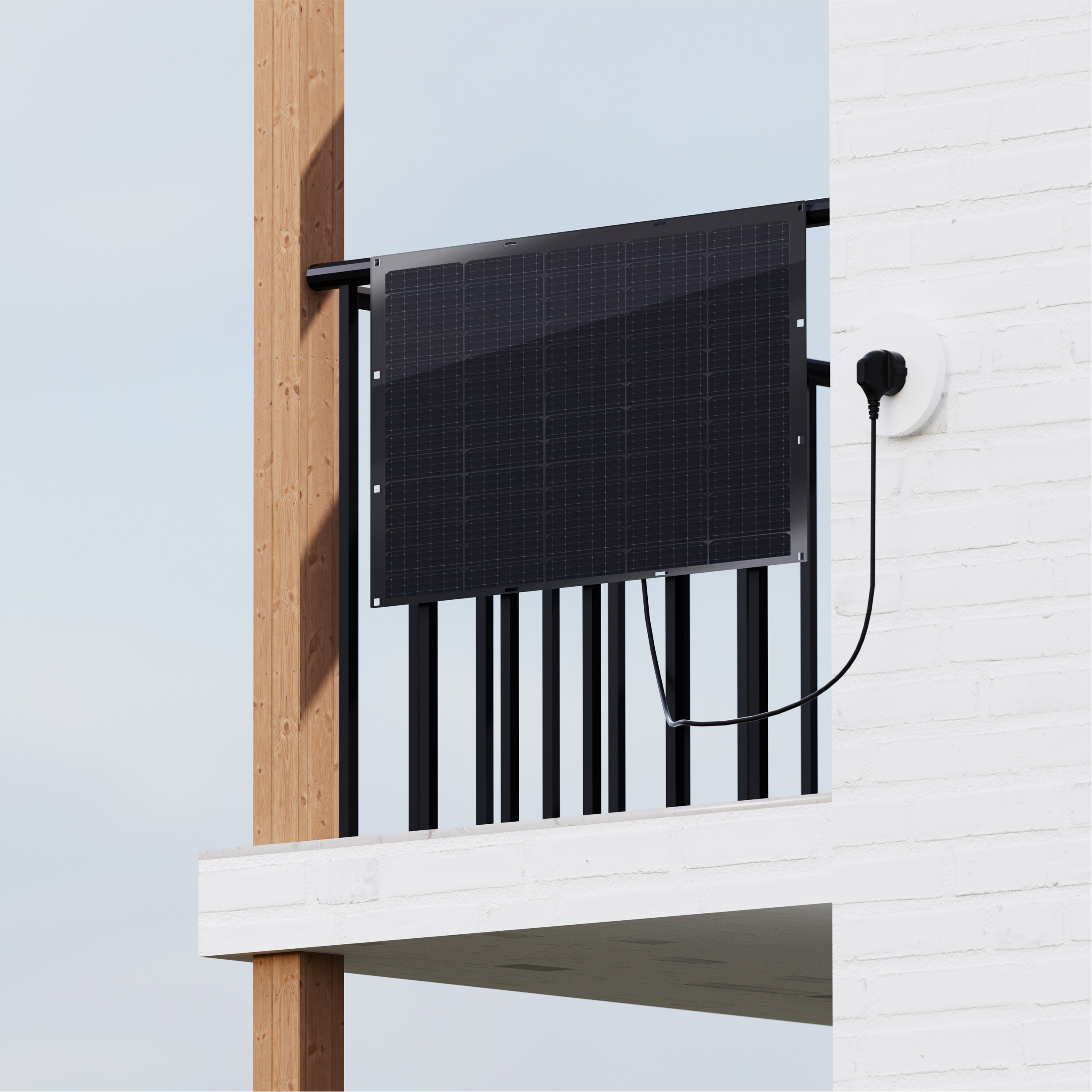 Комплект сонячних панелей ENERGENIE 400W Vertical DIY Solar Kit "Balcony"