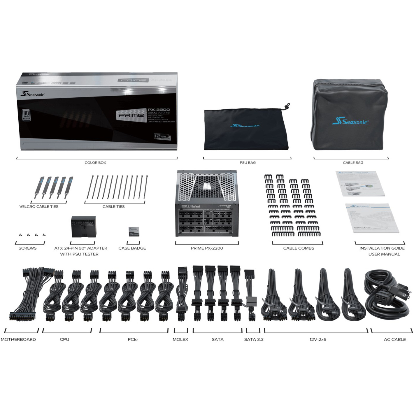 Блок живлення 2200W SEASONIC Prime PX-2200