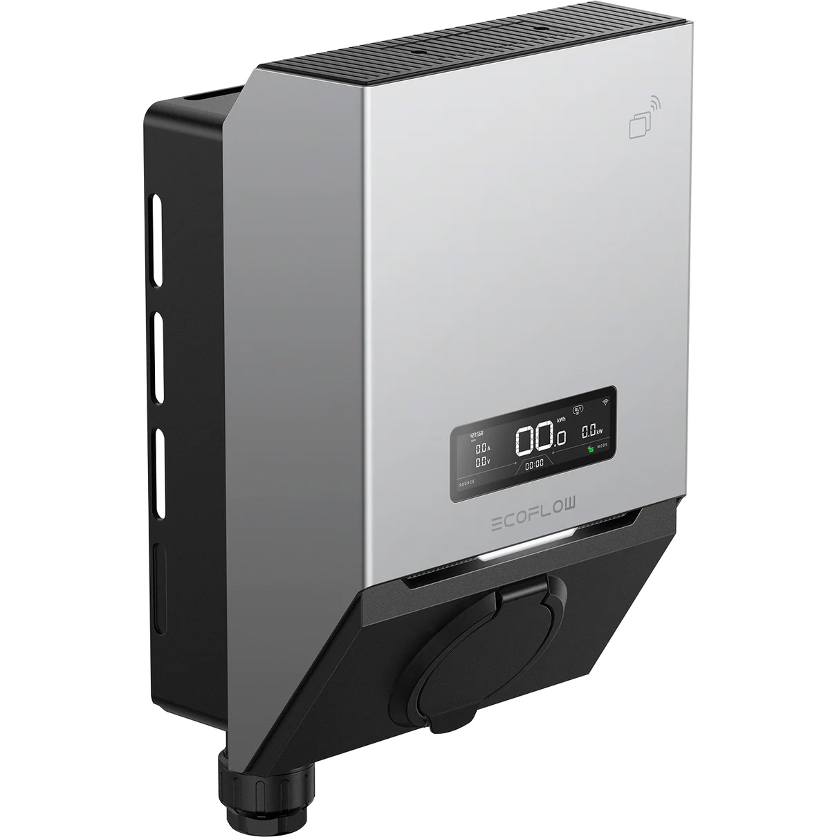 Зарядная станция для электромобилей ECOFLOW PowerPulse 2 Type 2, 22кВт, 16/32A, 3 фазы, 5м