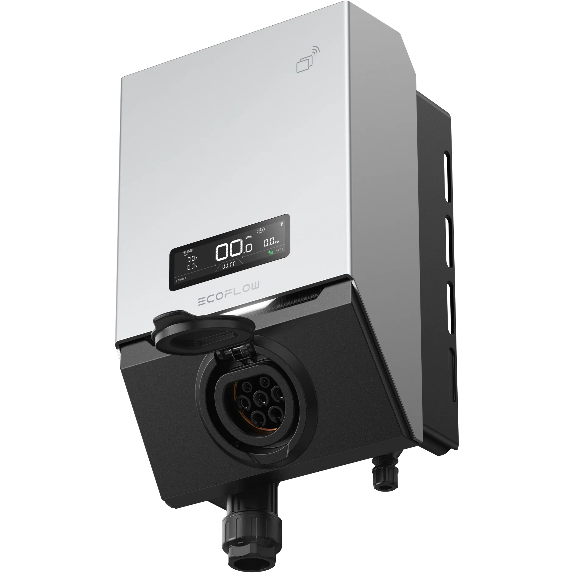 Зарядная станция для электромобилей ECOFLOW PowerPulse 2 Type 2, 22кВт, 16/32A, 3 фазы, 5м