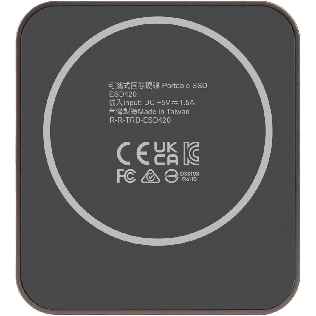 Портативний SSD диск TRANSCEND ESD420 2TB USB3.2 Gen2x2 Iron Gray (TS2TESD420C)