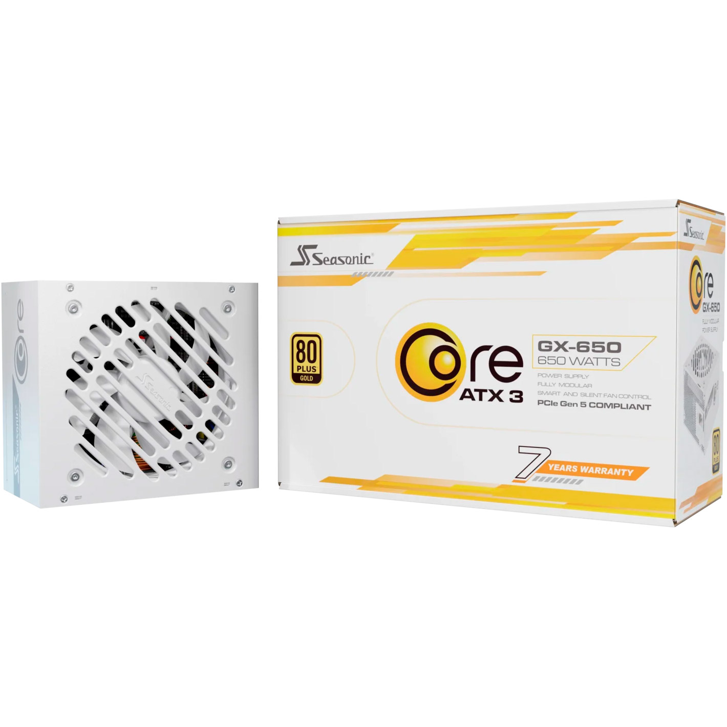 Блок живлення 650W SEASONIC Core GX-650 ATX 3.1 White