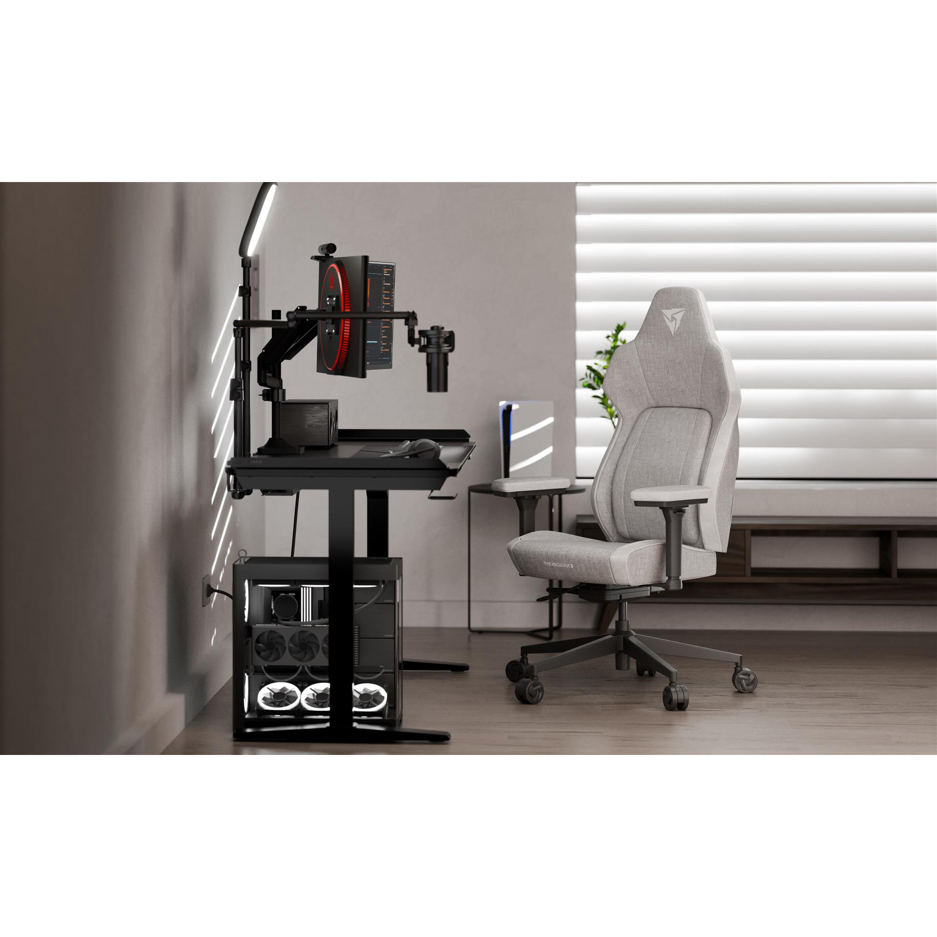 Кресло геймерское TX3 Core Smart Loft Light Gray