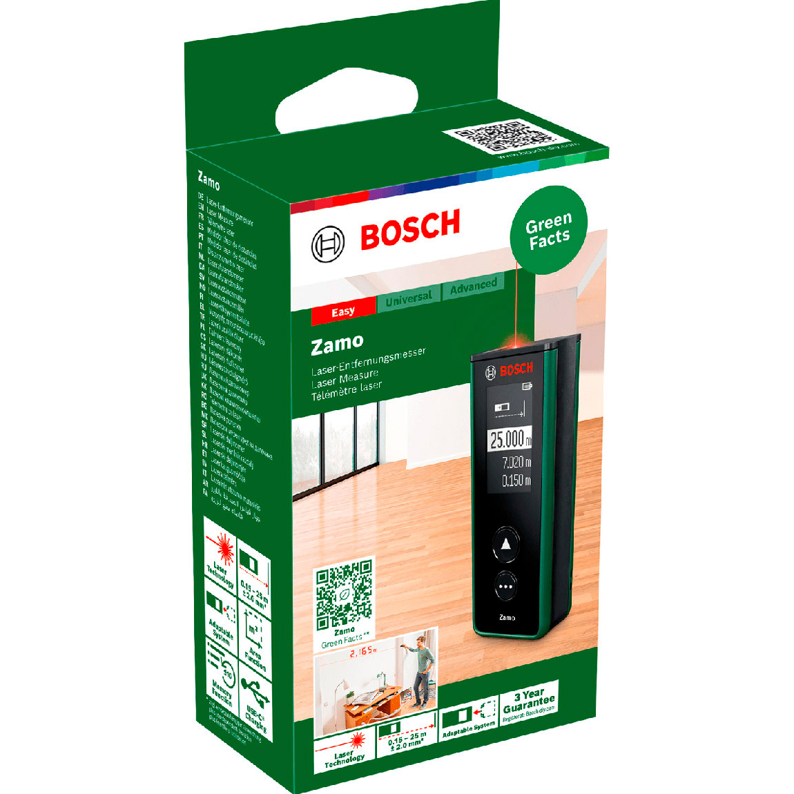 Лазерний далекомір BOSCH Zamo (0.603.672.900)