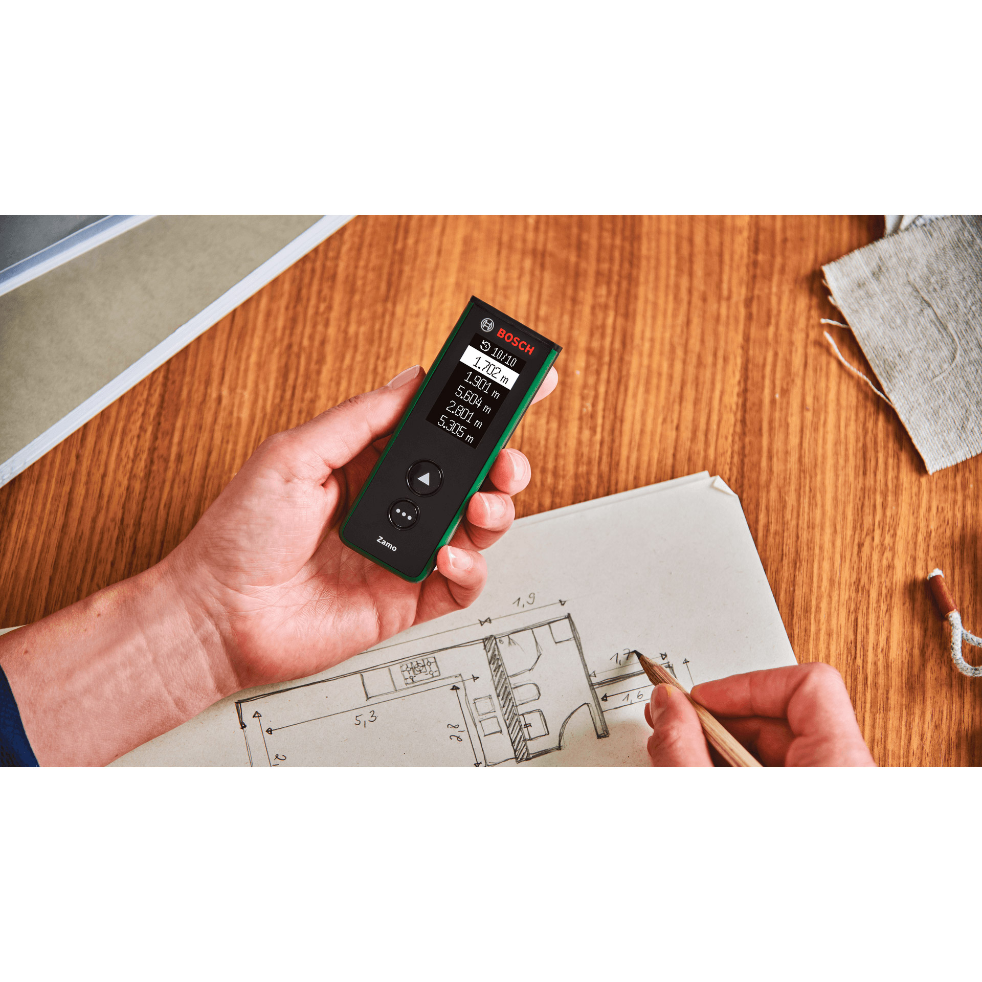 Лазерний далекомір BOSCH Zamo (0.603.672.900)