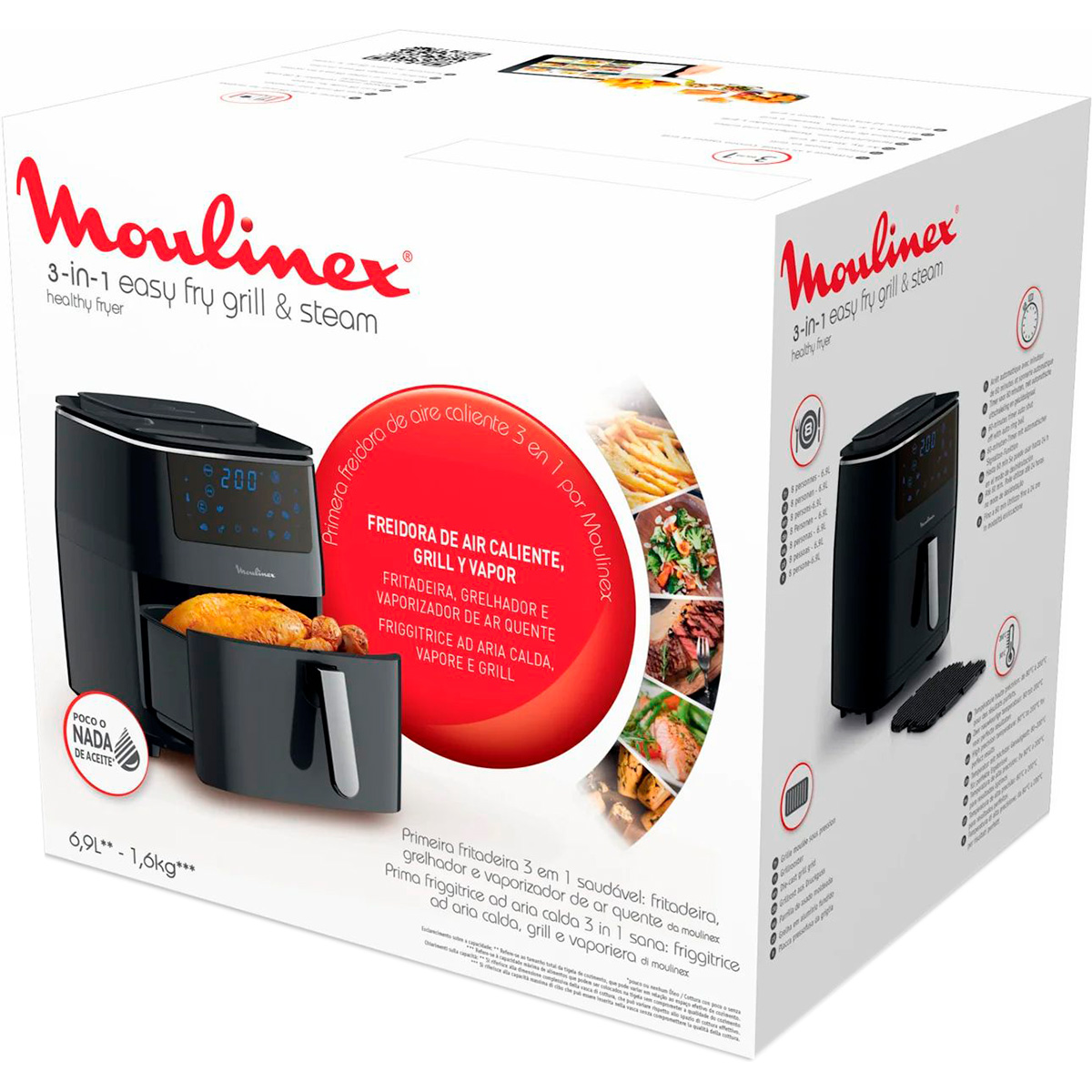 Мультипіч MOULINEX Easy Fry Grill&Steam AL201810