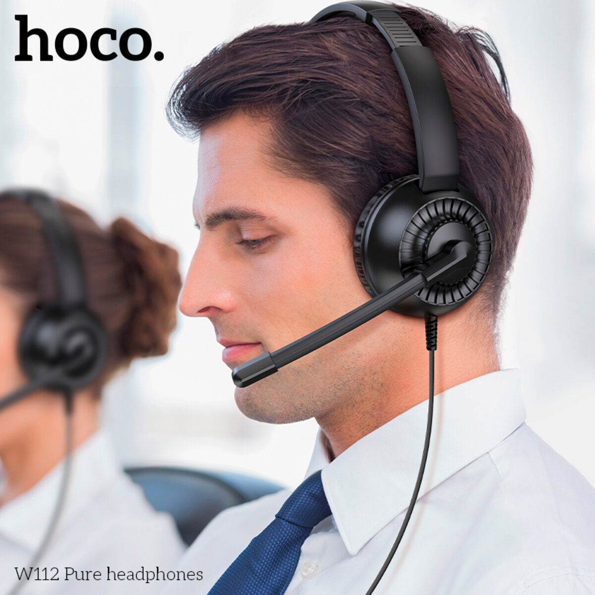 Наушники HOCO W112 Pure Black