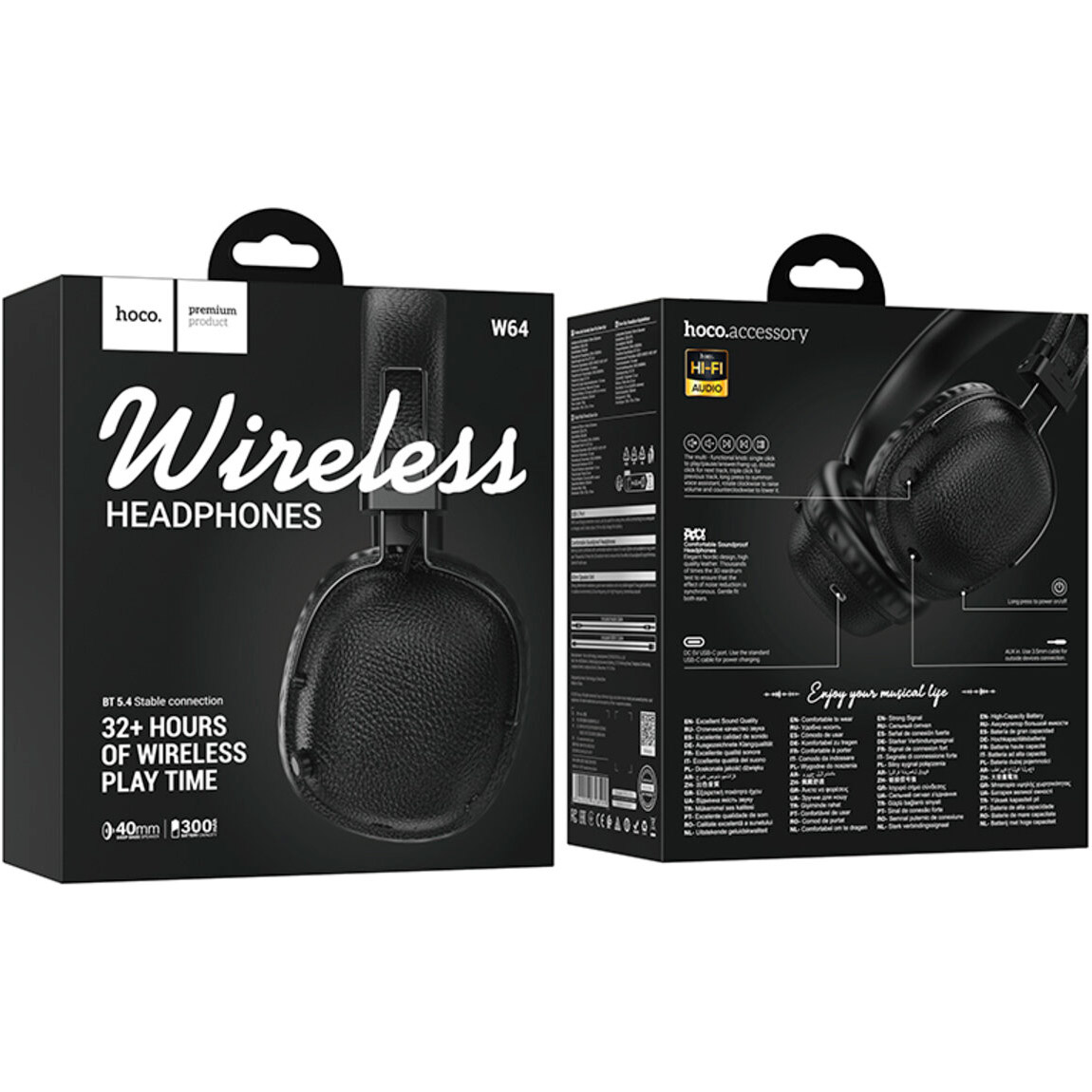 Навушники HOCO W64 Earl II Black