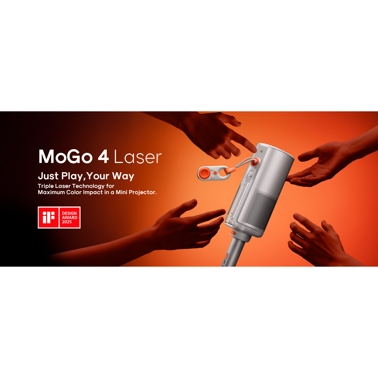 Проектор портативный XGIMI MoGo 4 Laser (WK03K)