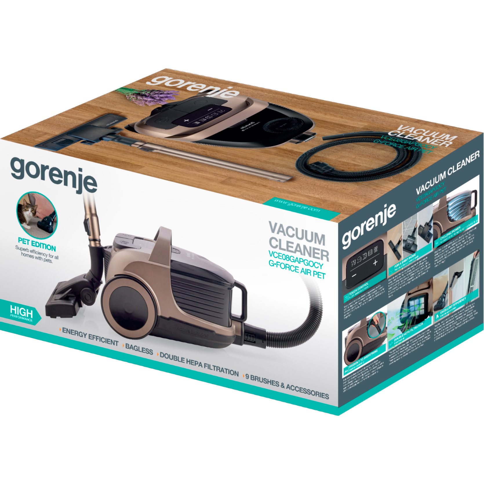 Пилосос GORENJE VCE08GAPGOCY (744205)