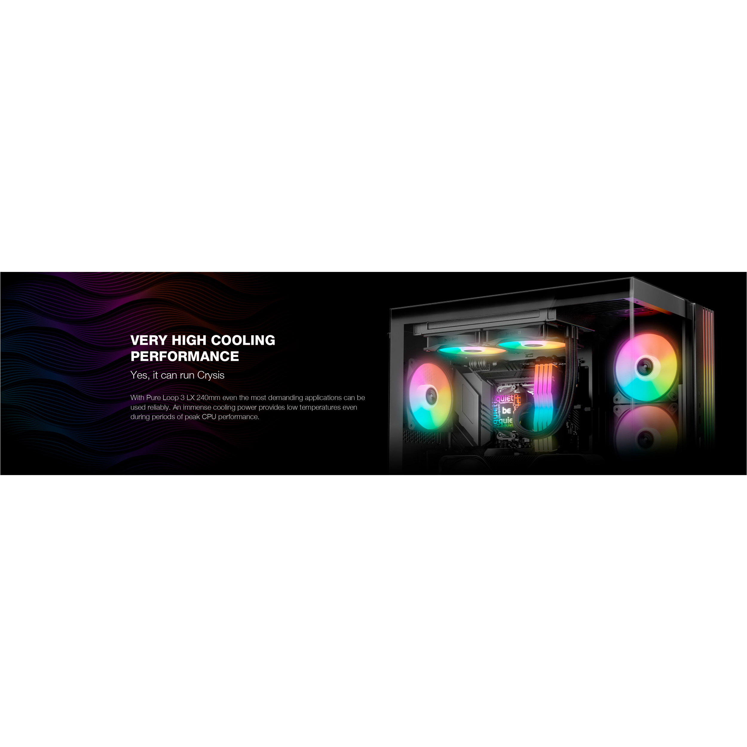 Система водяного охлаждения BE QUIET! Pure Loop 3 LX 240 (BW030)