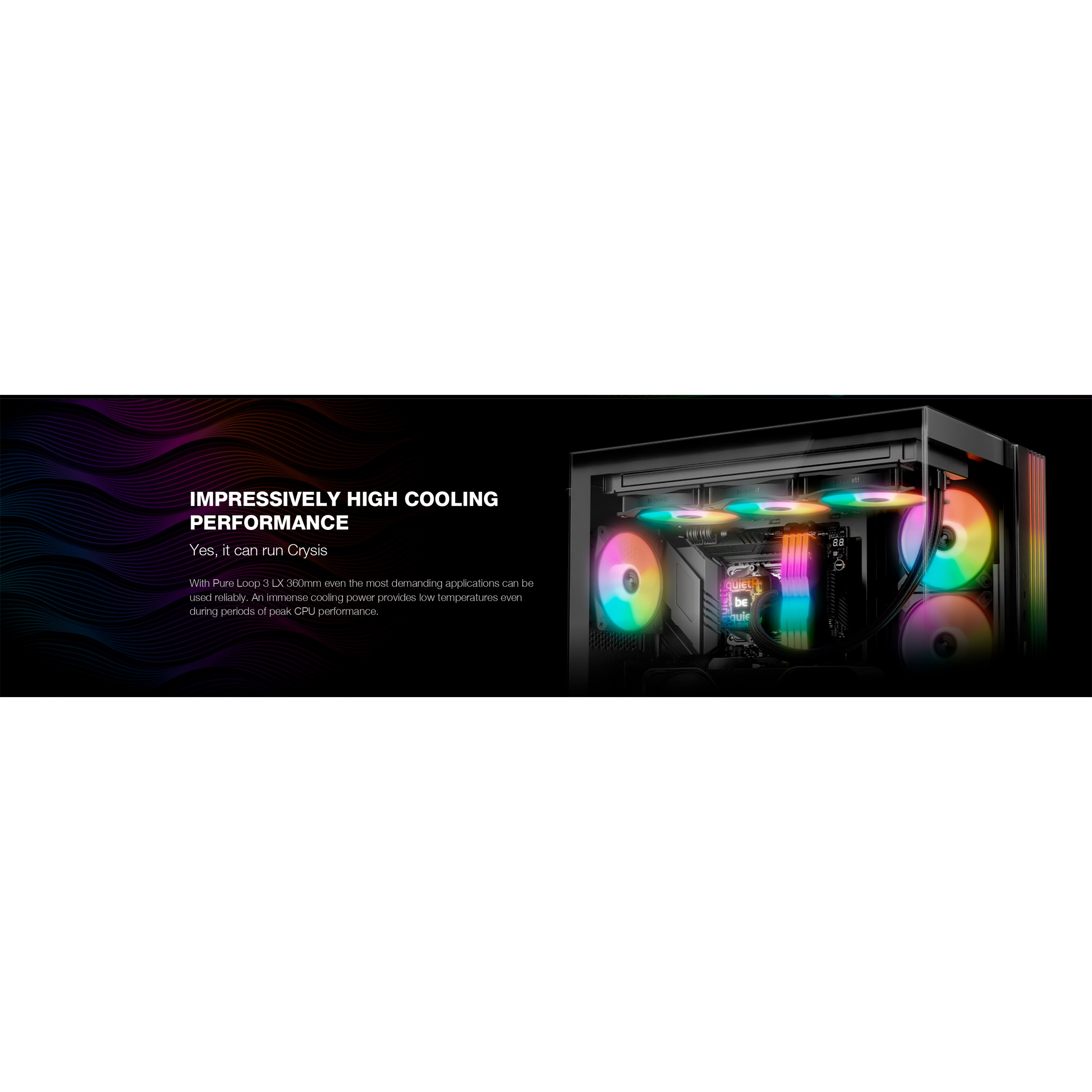 Система водяного охолодження BE QUIET! Pure Loop 3 LX 360 (BW031)