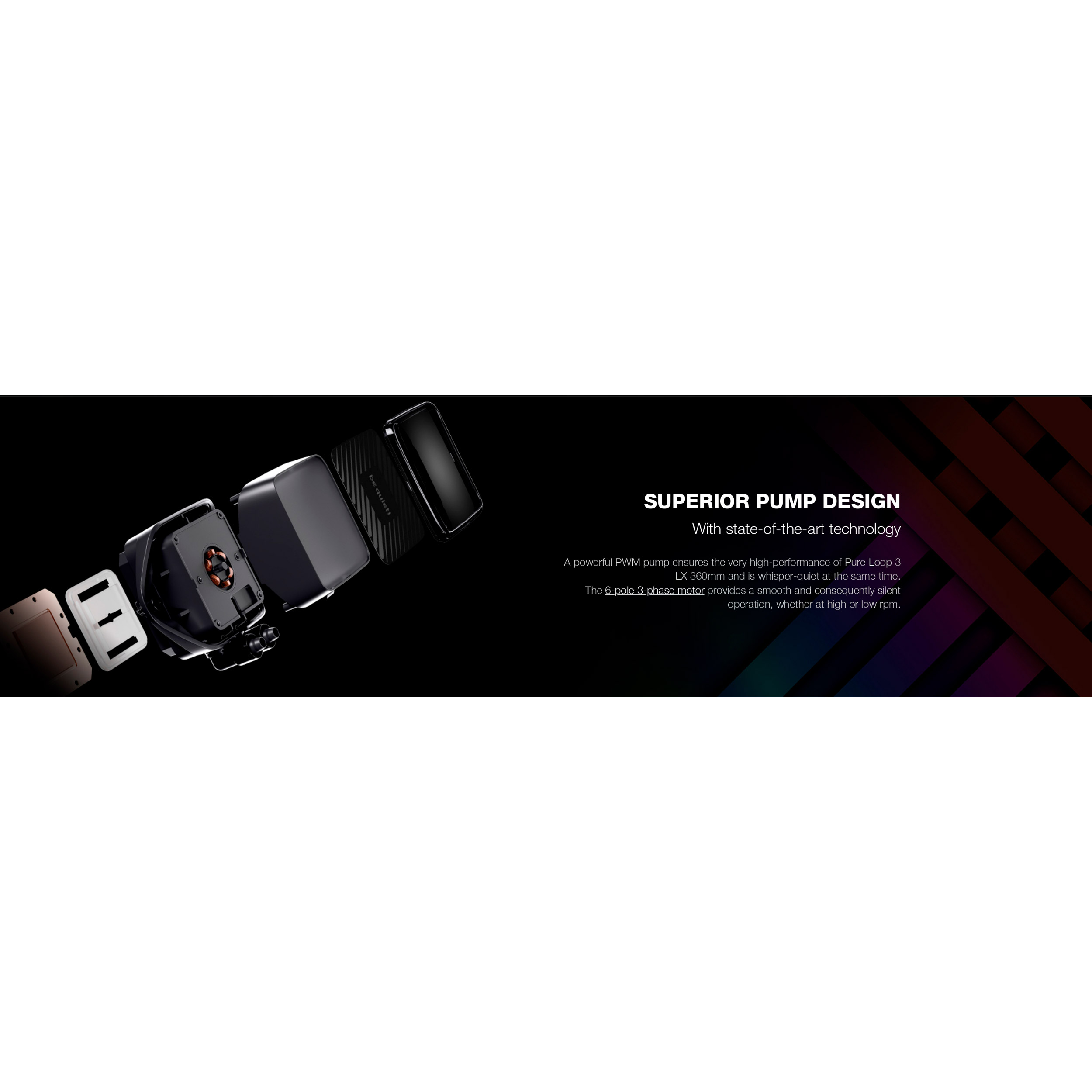 Система водяного охолодження BE QUIET! Pure Loop 3 LX 360 (BW031)