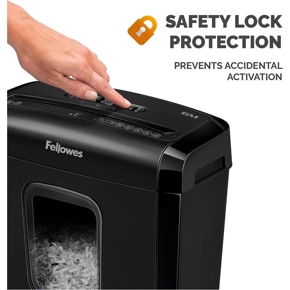 Уничтожитель документов FELLOWES 6M (4x12) (F.U4631101)