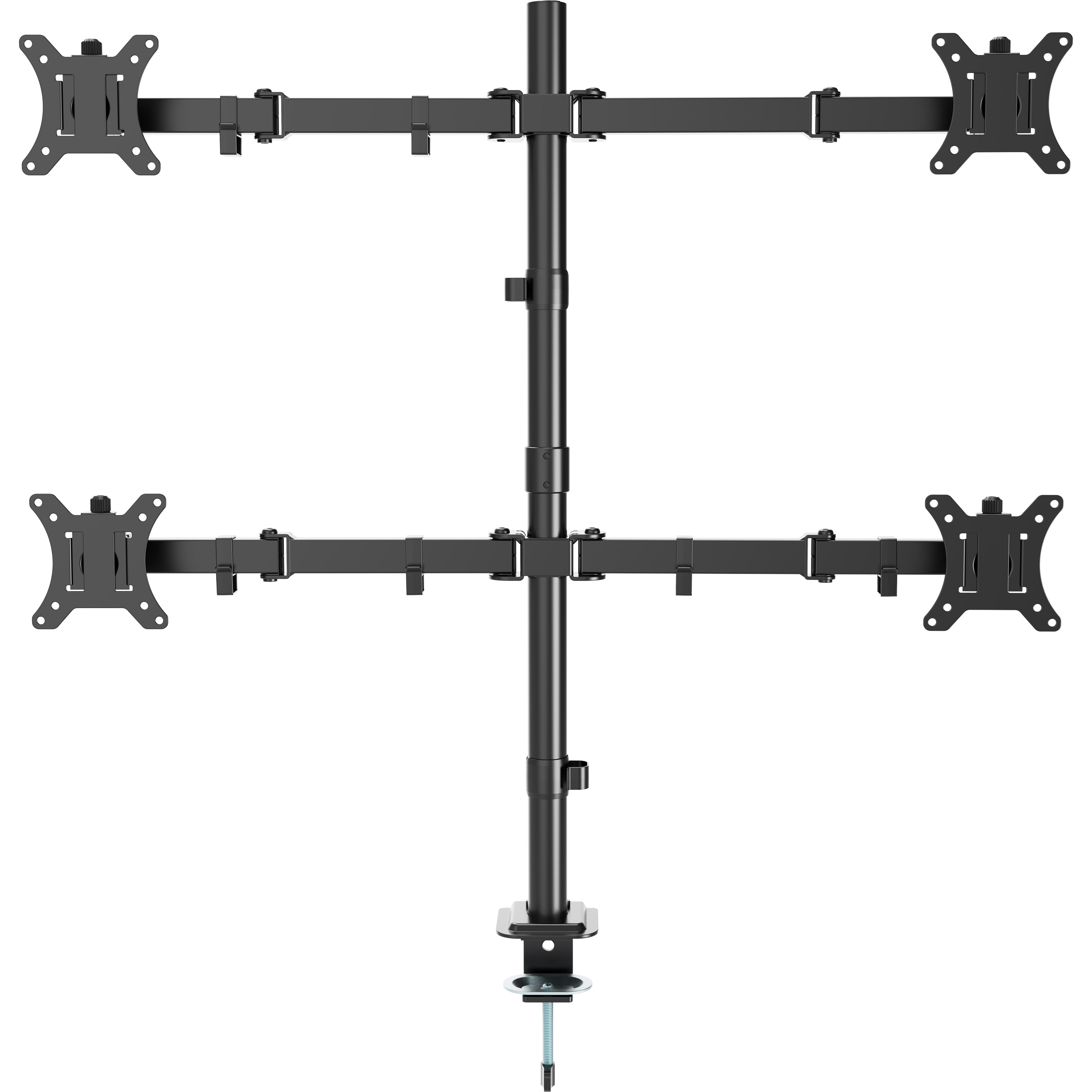 Крепление настольное для 4-х мониторов GEMBIRD MA-D4-01 17"-32" Black