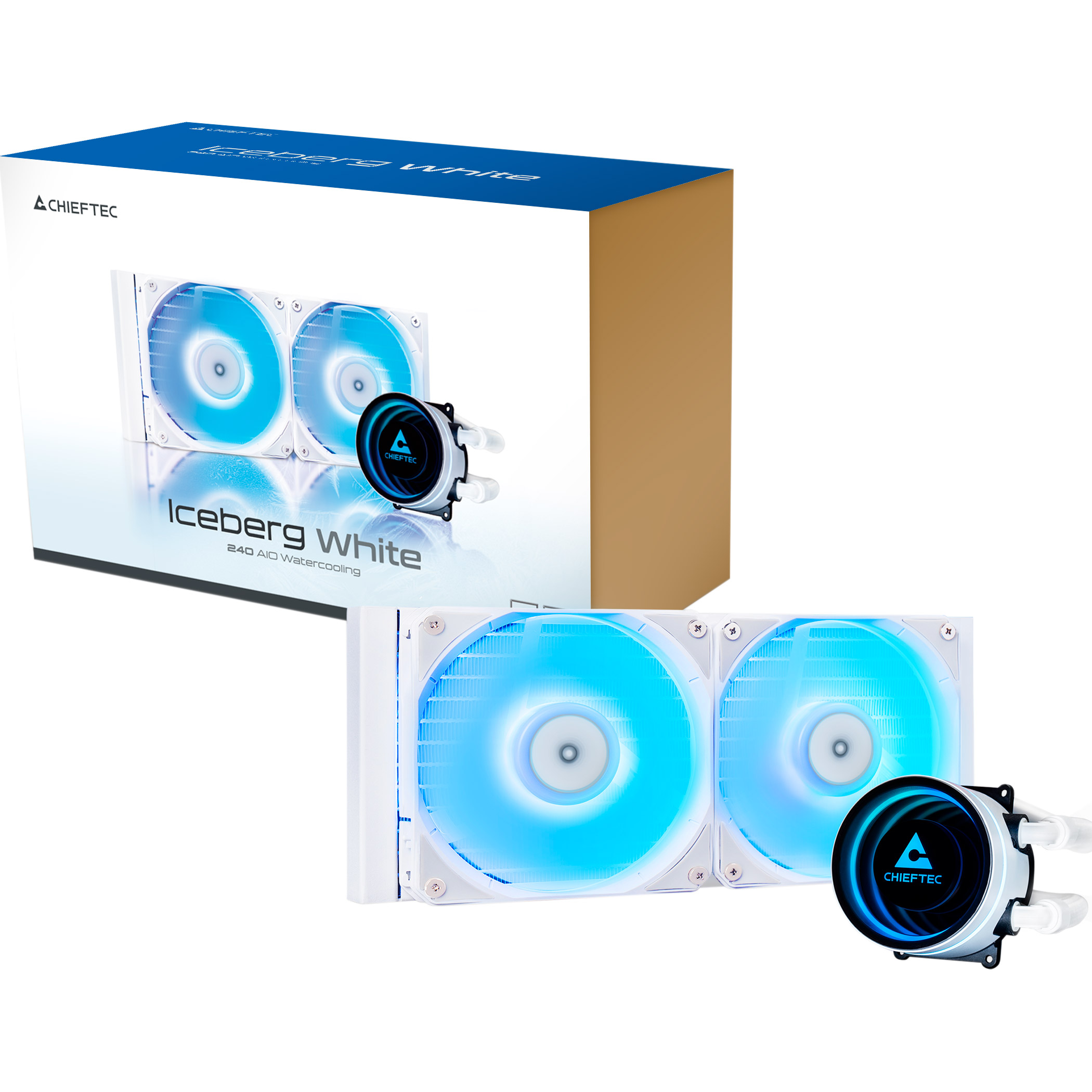 Система водяного охлаждения CHIEFTEC Iceberg 240 RGB White