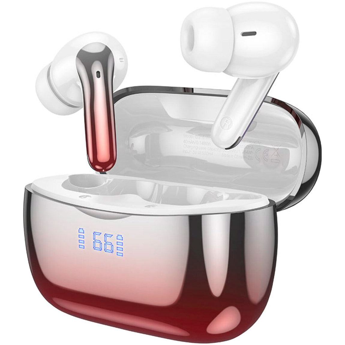 Навушники HOCO EQ16 Shine Red Glaze