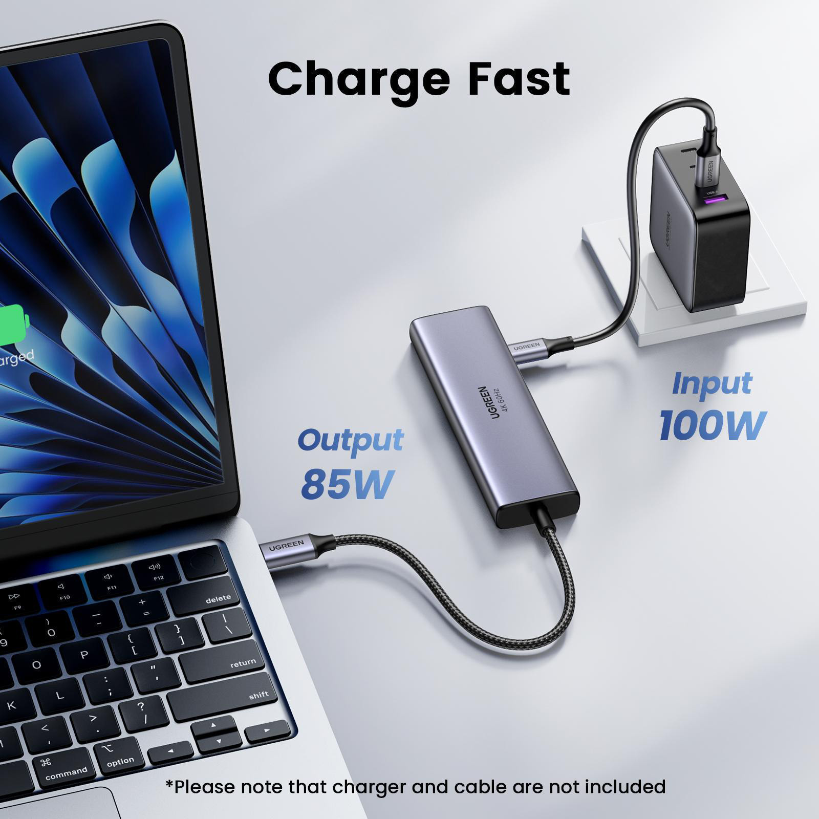 Порт-реплікатор UGREEN CM511 6-in-1 USB-C Multifunction Adapter with 4K HDMI (35999)