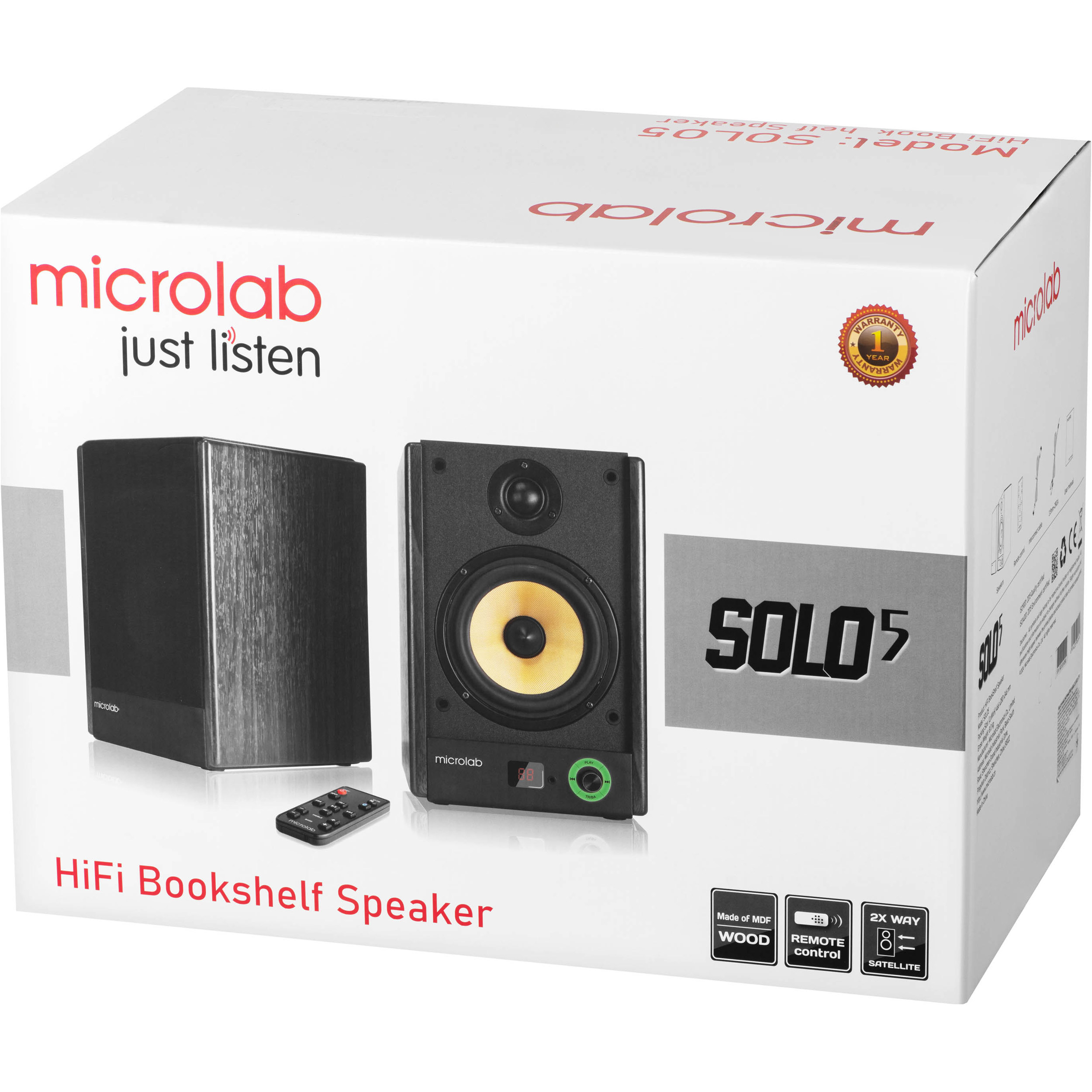 Акустическая система MICROLAB Solo 5 Brown