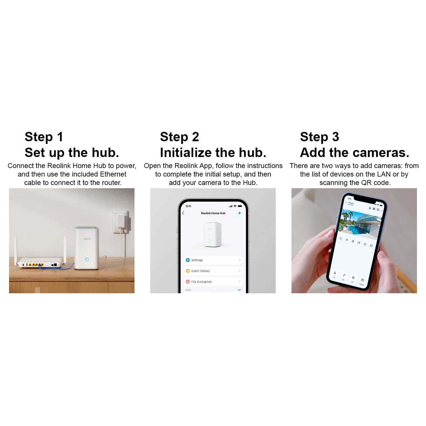 Wi-Fi відеодзвінок REOLINK D340B Smart 2K Dual-Band Wi-Fi Battery Doorbell