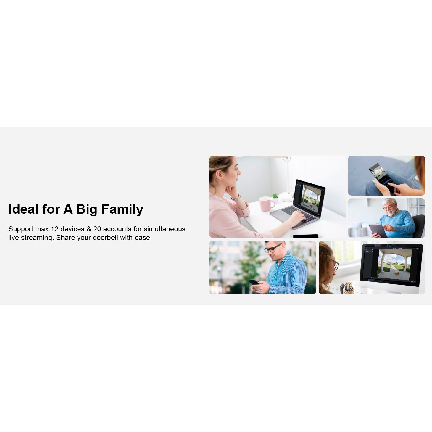 Wi-Fi відеодзвінок REOLINK D340B Smart 2K Dual-Band Wi-Fi Battery Doorbell