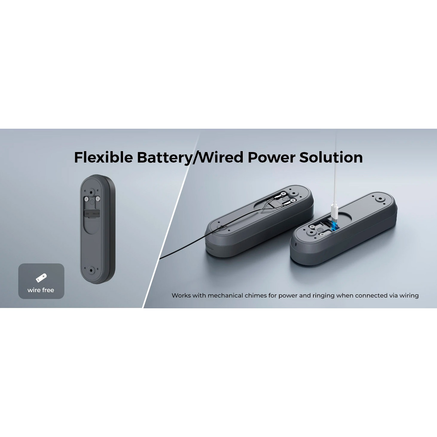 Wi-Fi відеодзвінок REOLINK D340B Smart 2K Dual-Band Wi-Fi Battery Doorbell