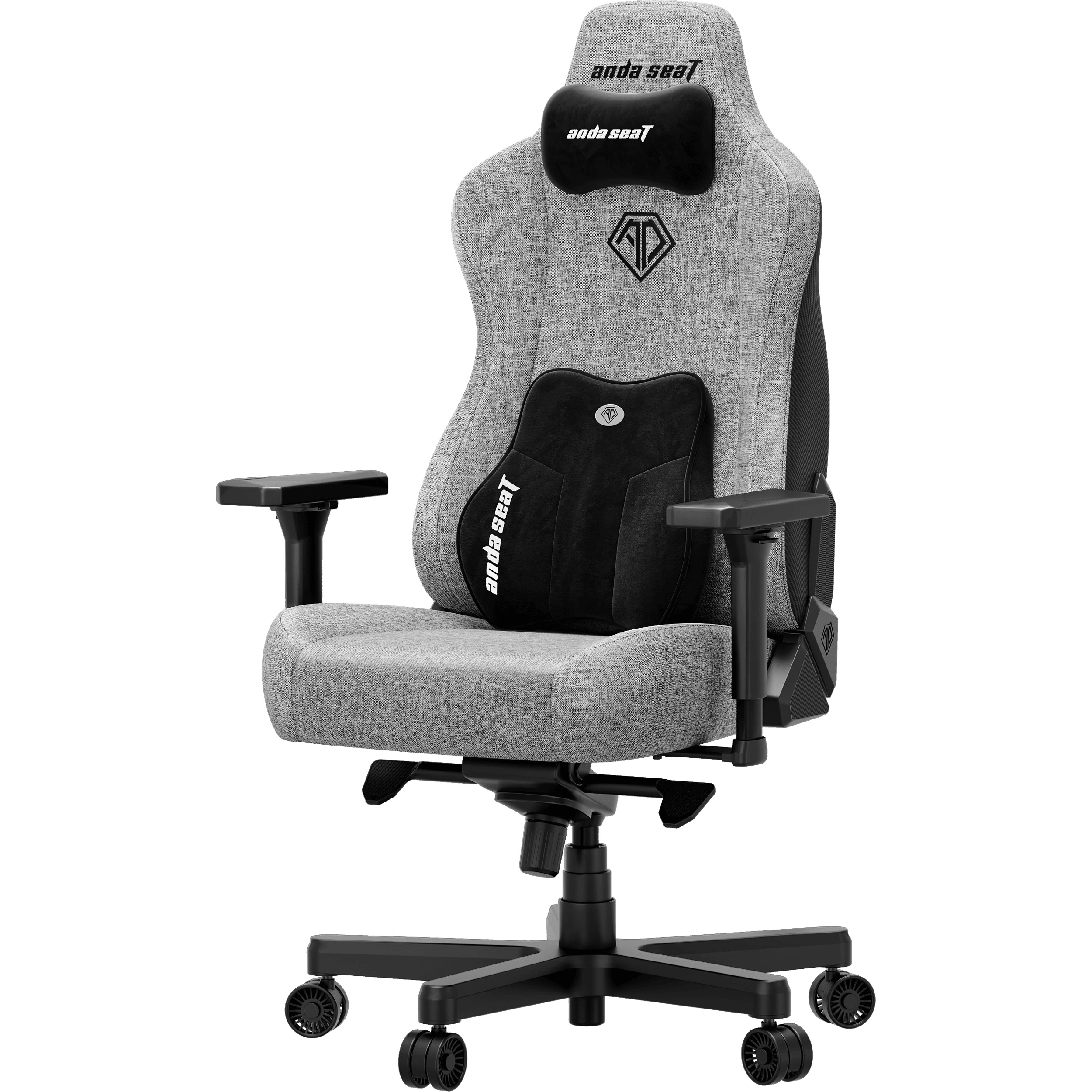 Крісло геймерське ANDA SEAT Kaiser 3E XL Gray Fabric
