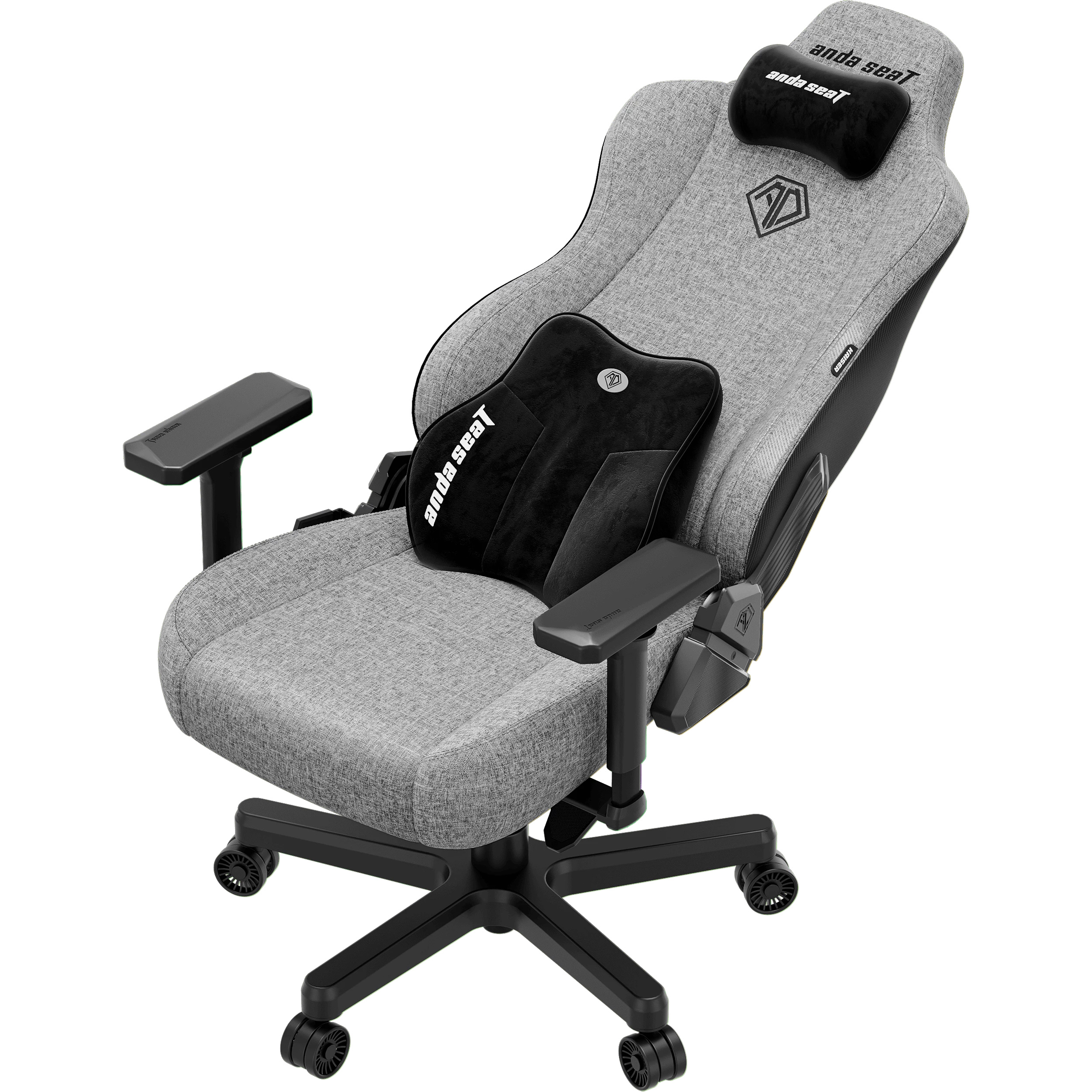 Крісло геймерське ANDA SEAT Kaiser 3E XL Gray Fabric