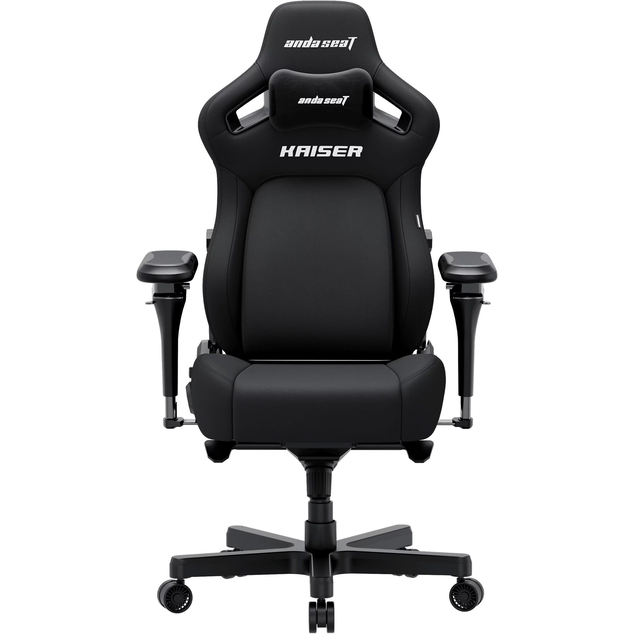 Крісло геймерське ANDA SEAT Kaiser 4 V2 XL Black Fabric