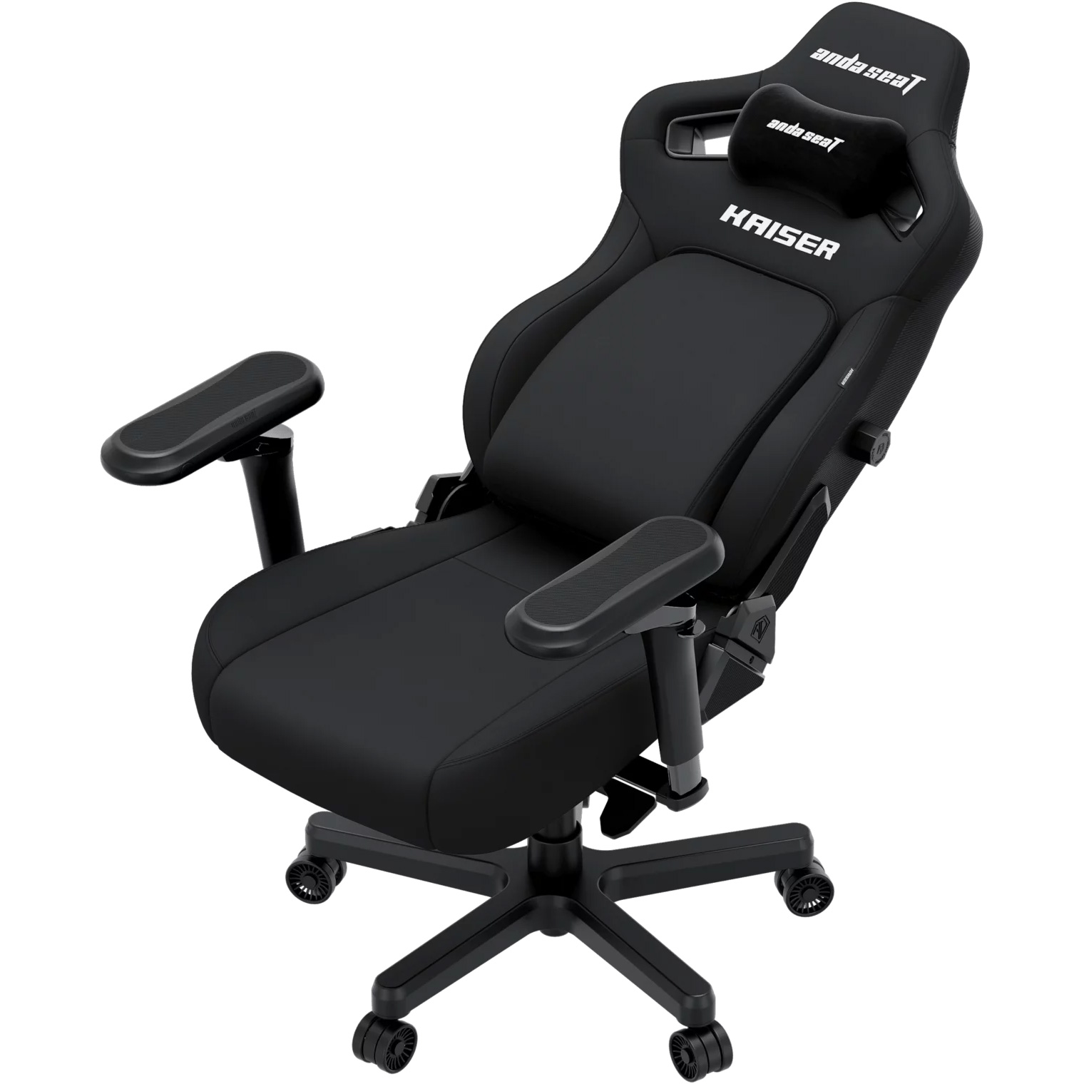 Крісло геймерське ANDA SEAT Kaiser 4 V2 XL Black Fabric