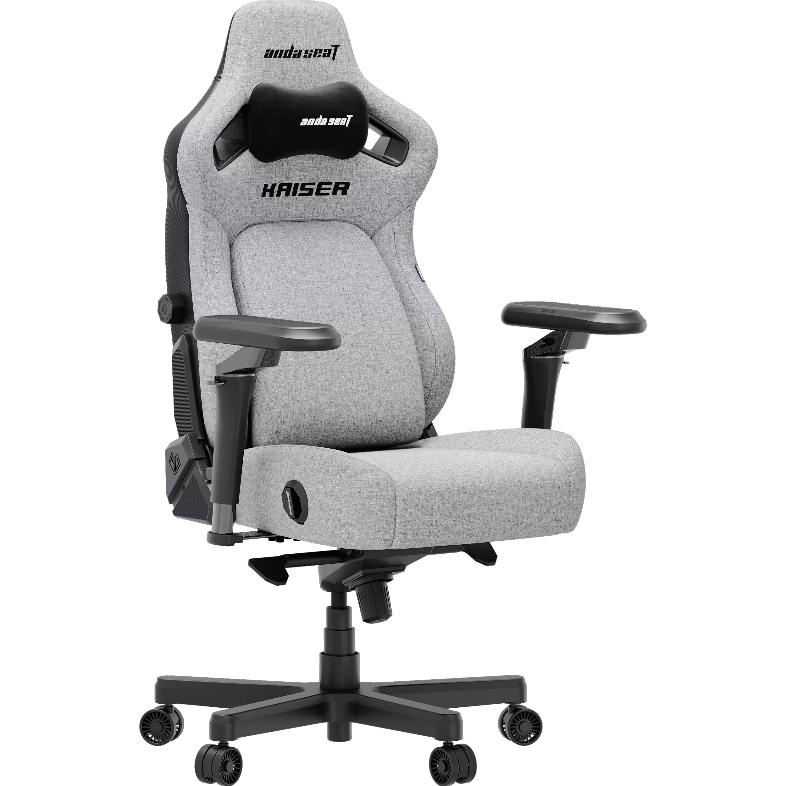 Крісло геймерське ANDA SEAT Kaiser 4 V2 XL Gray Fabric
