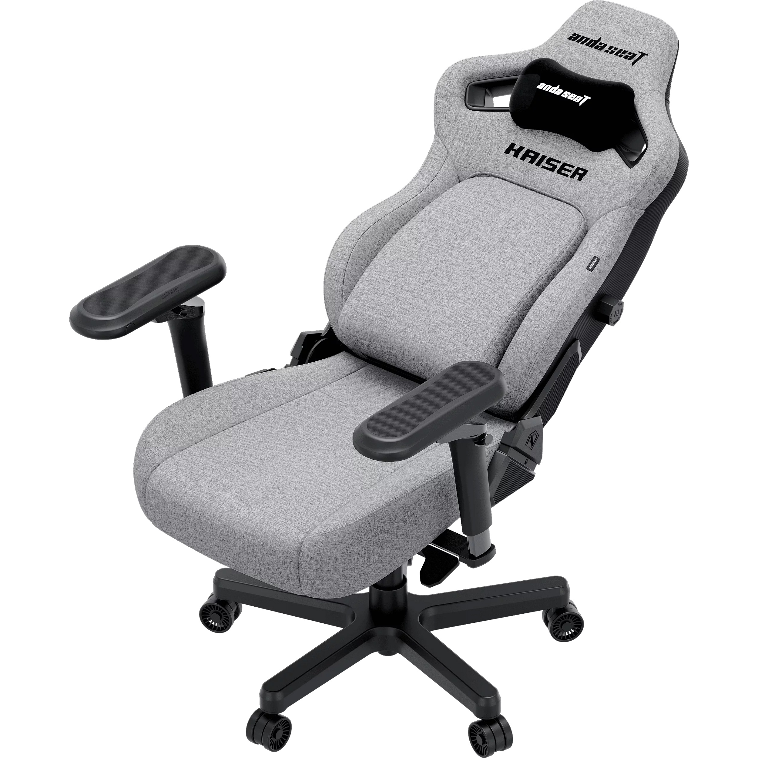 Крісло геймерське ANDA SEAT Kaiser 4 V2 XL Gray Fabric