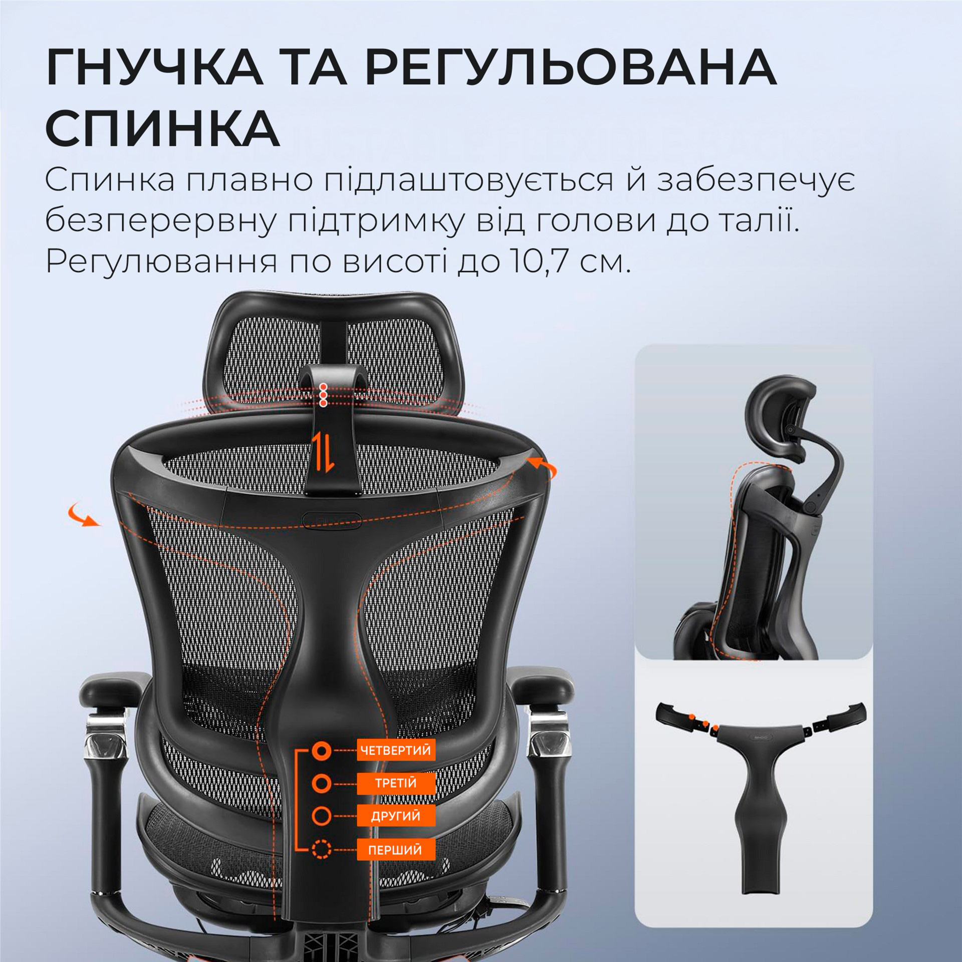 Кресло офисное SIHOO Doro C300 Pro Mesh Black