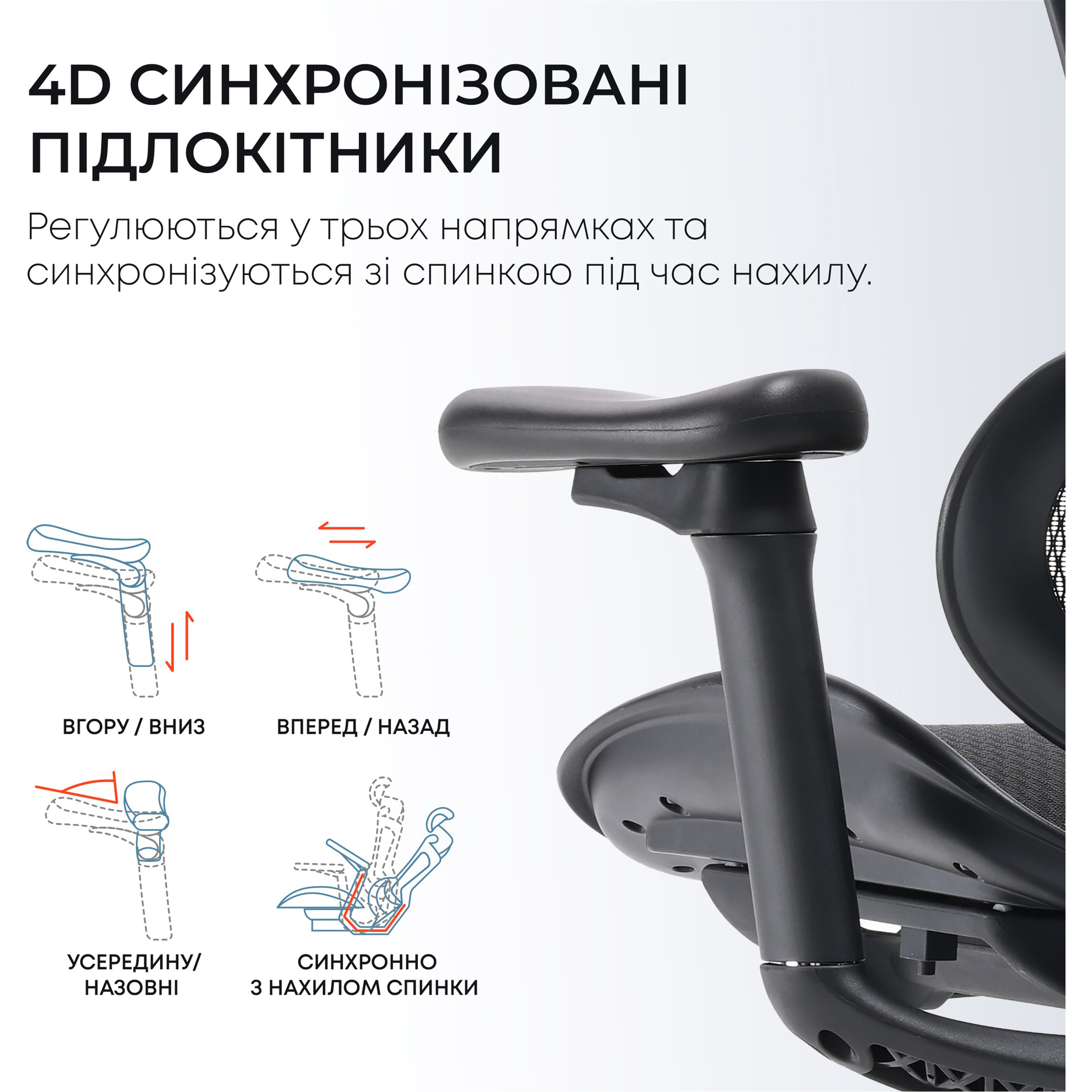 Крісло офісне SIHOO Doro C300L Mesh Black