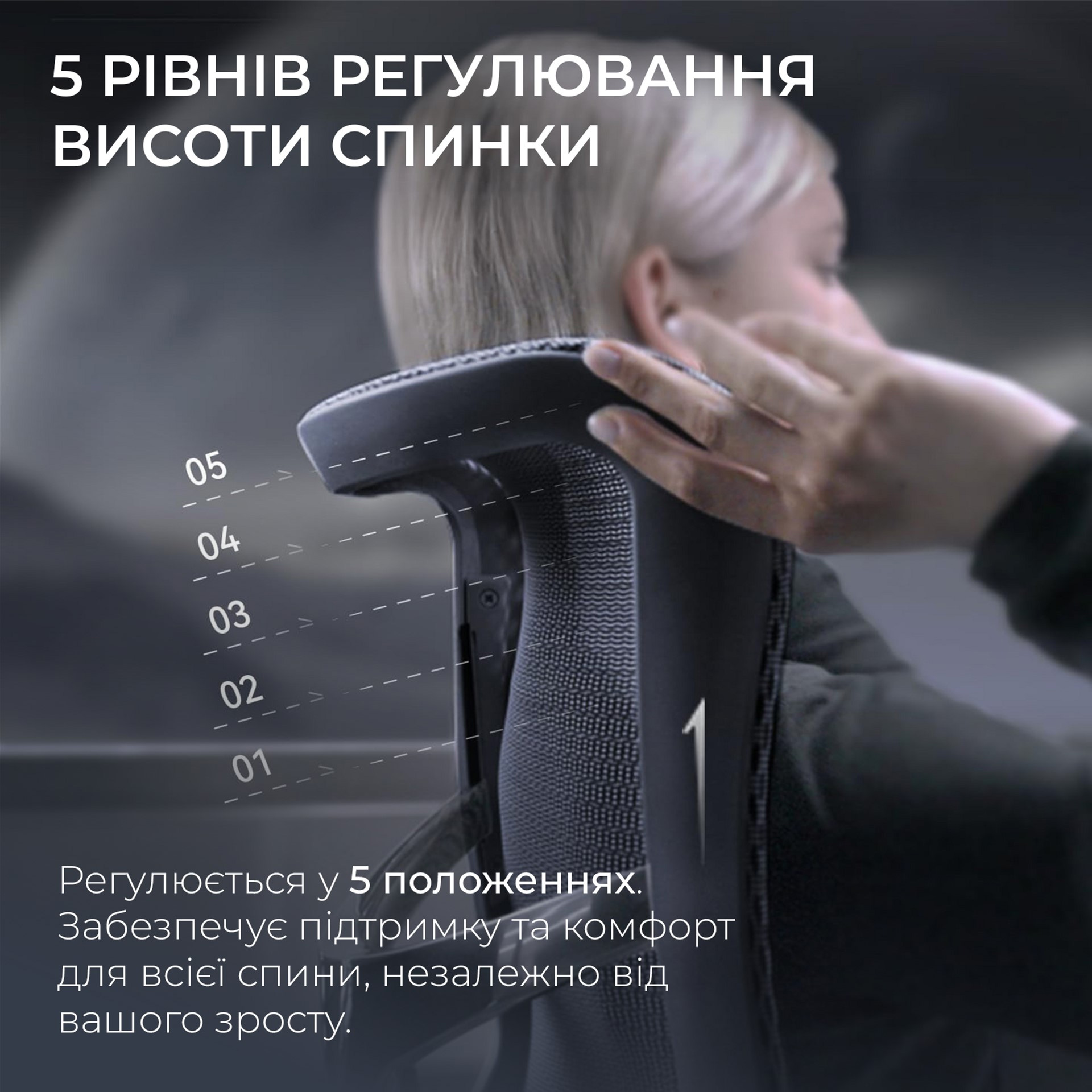 Кресло офисное SIHOO Doro S300 Mesh Dark Gray