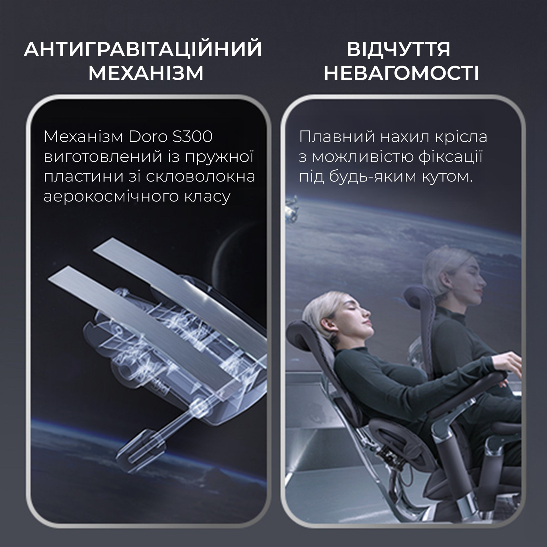 Кресло офисное SIHOO Doro S300 Mesh Dark Gray