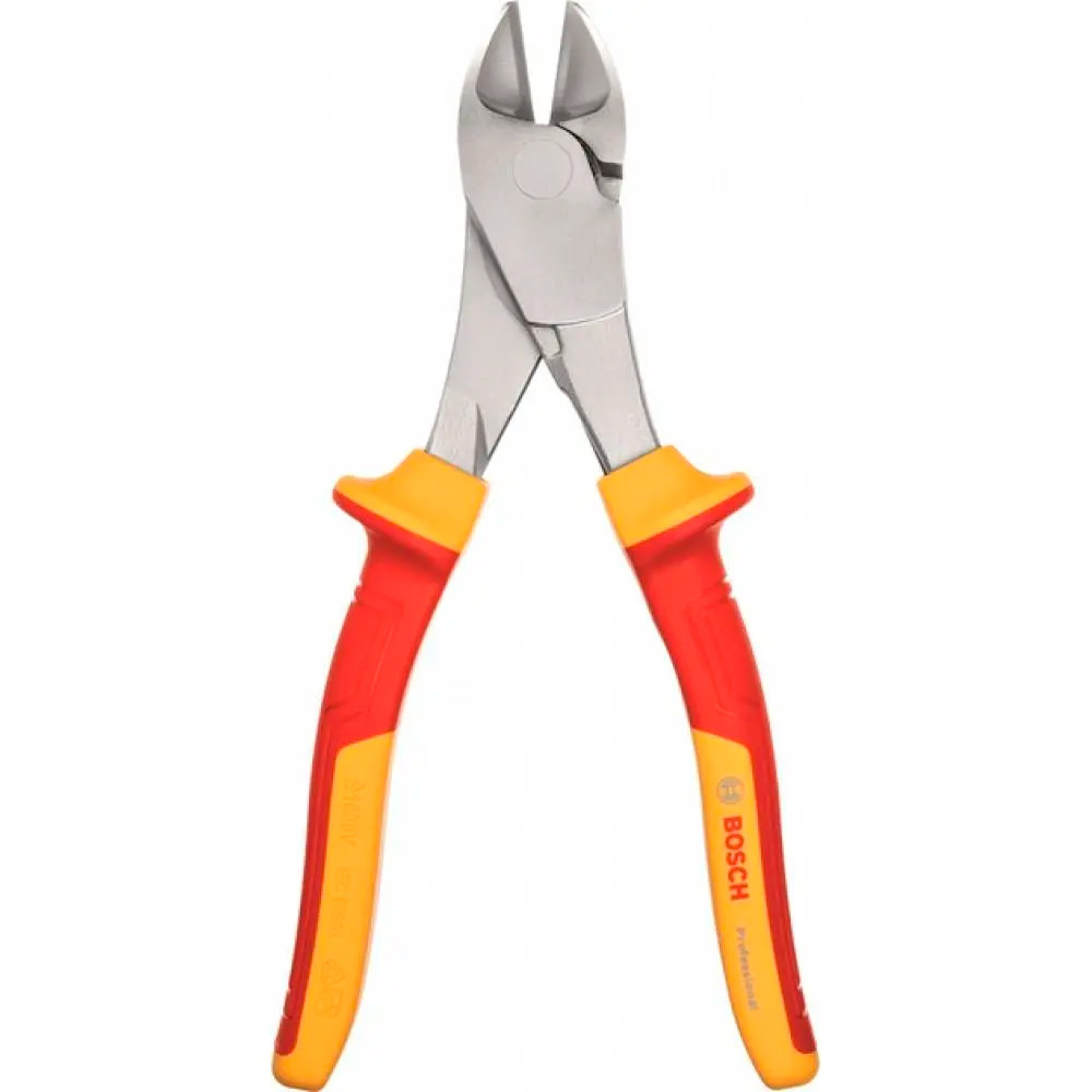 Кусачки-бокорізи діелектричні BOSCH VDE High Leverage Diagonal Side Cutter Professional 200мм (1.600.A02.NE2)