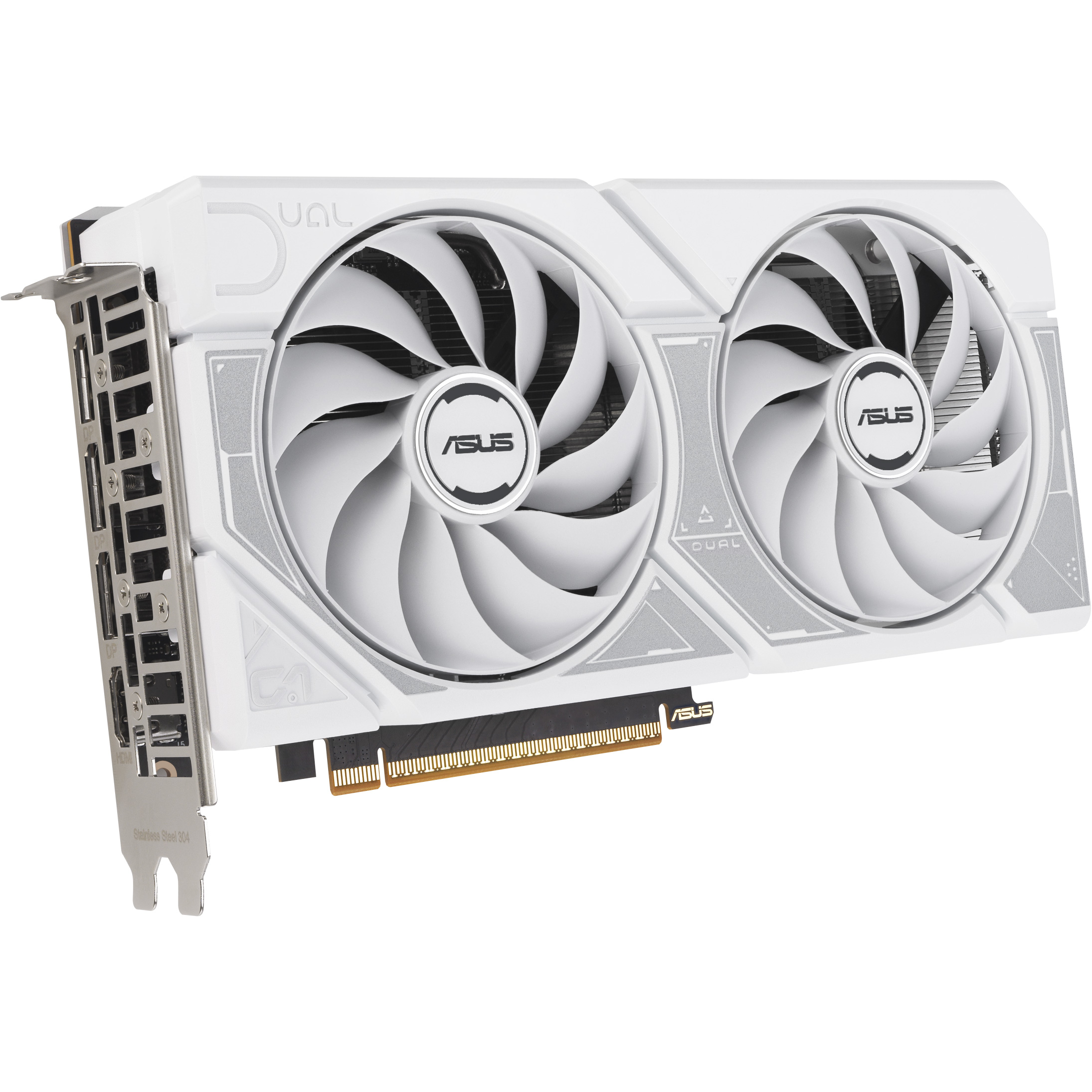 Відеокарта ASUS Dual GeForce RTX 5060 White OC Edition 8GB GDDR7 (DUAL-RTX5060-O8G-WHITE)