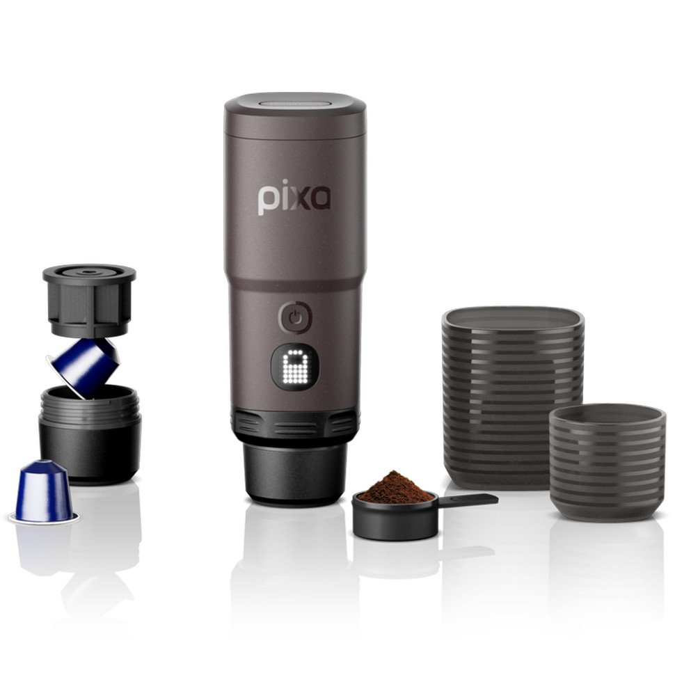 Портативная кофеварка WACACO Pixapresso Dark Burgundy
