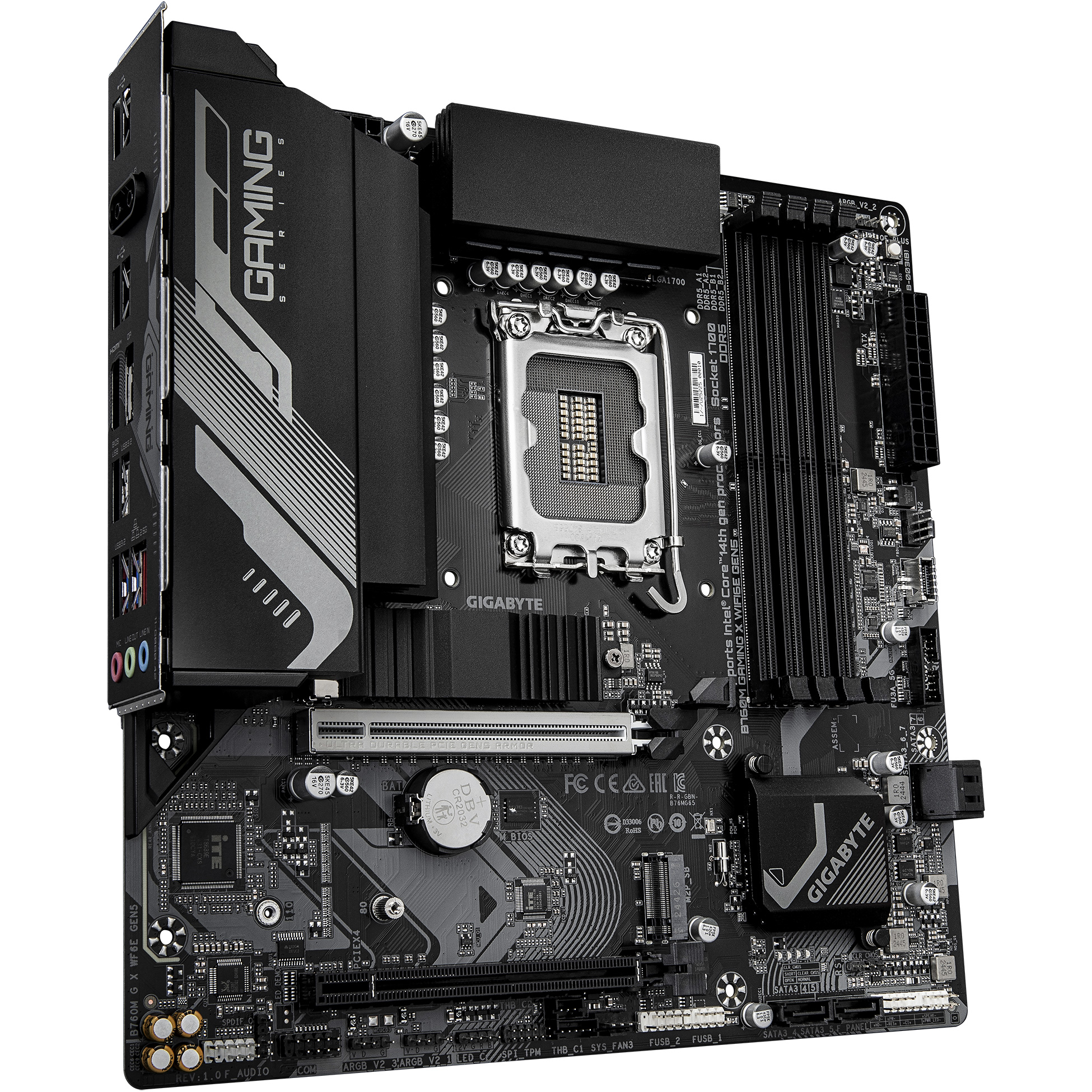 Материнская плата GIGABYTE B760M Gaming X WiFi6E Gen5