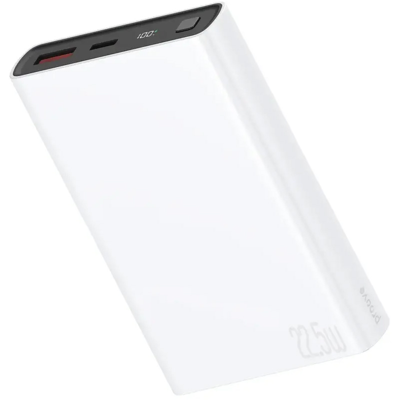 Повербанк PROOVE Hyper Flux Plus 22.5W 10000mAh White